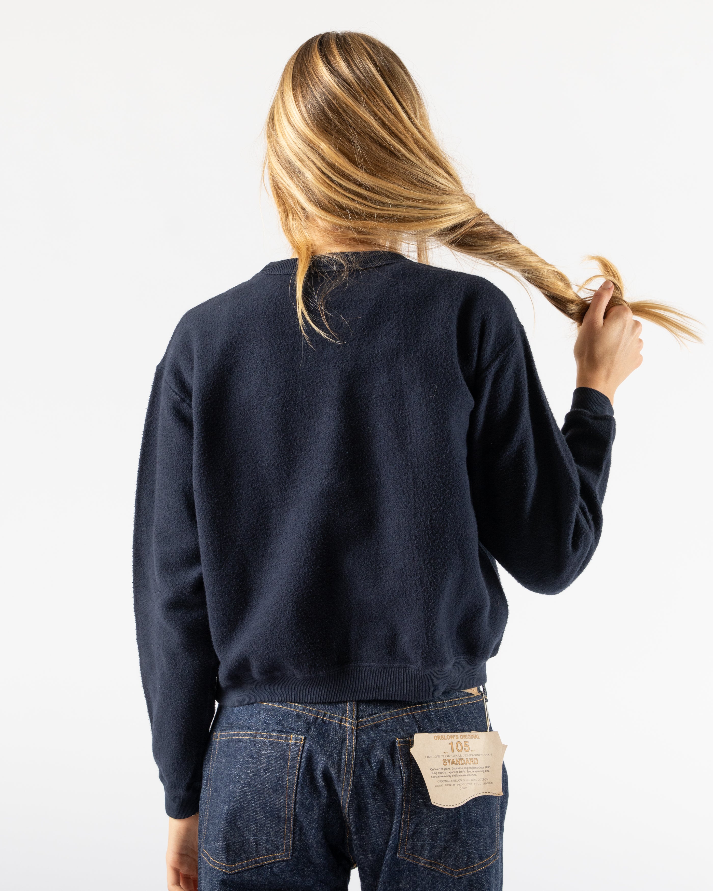 Sunray-Hina-Reversed-Fleece-Crew-Neck-Sweatshirt-in-Dark-Navy-Curated-at-Jake-and-Jones-Santa-Barbara-Boutique