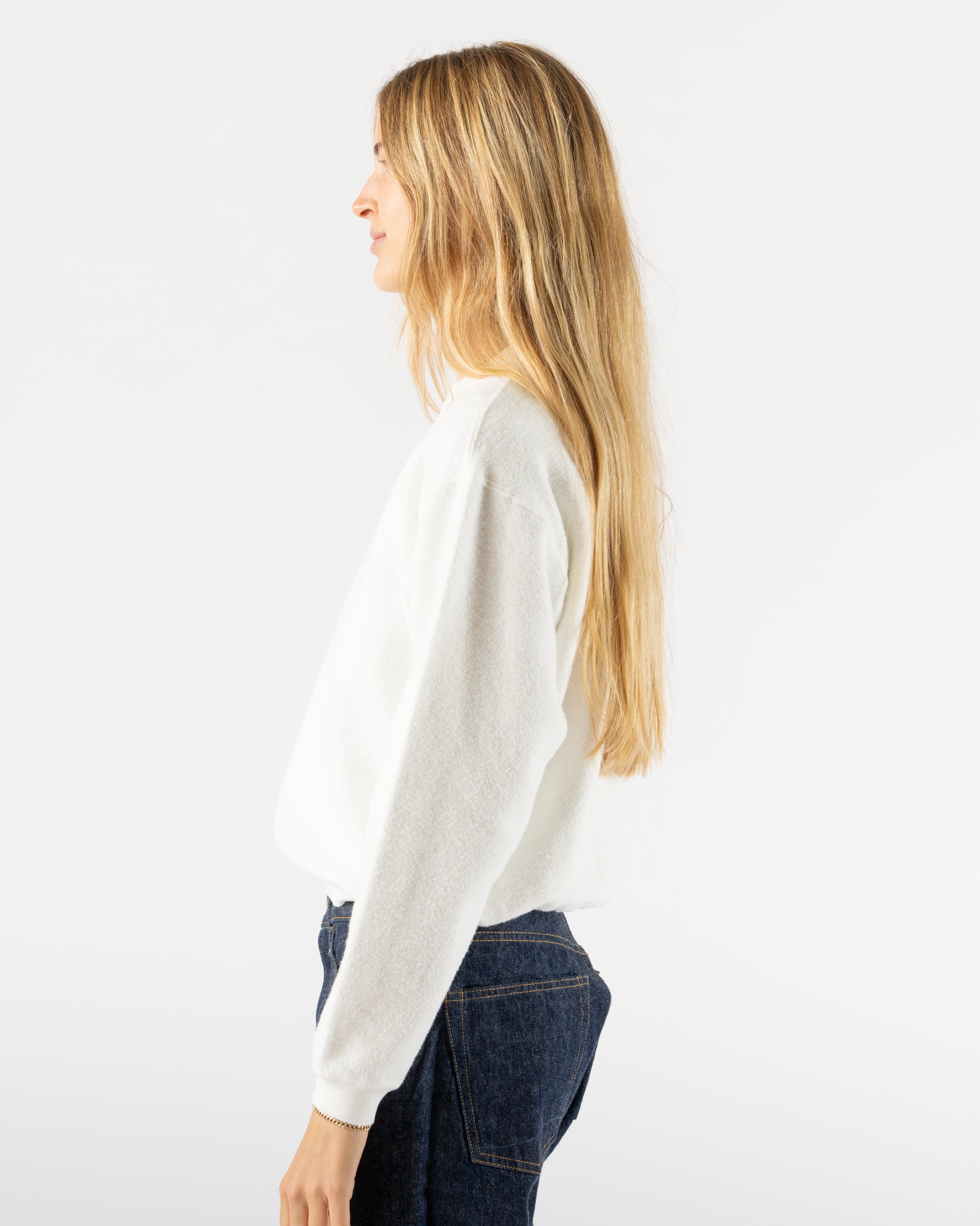 Sunray-Hina-Reversed-Fleece-Crew-Neck-Sweatshirt-in-Off-White-Curated-at-Jake-and-Jones-Santa-Barbara-Boutique