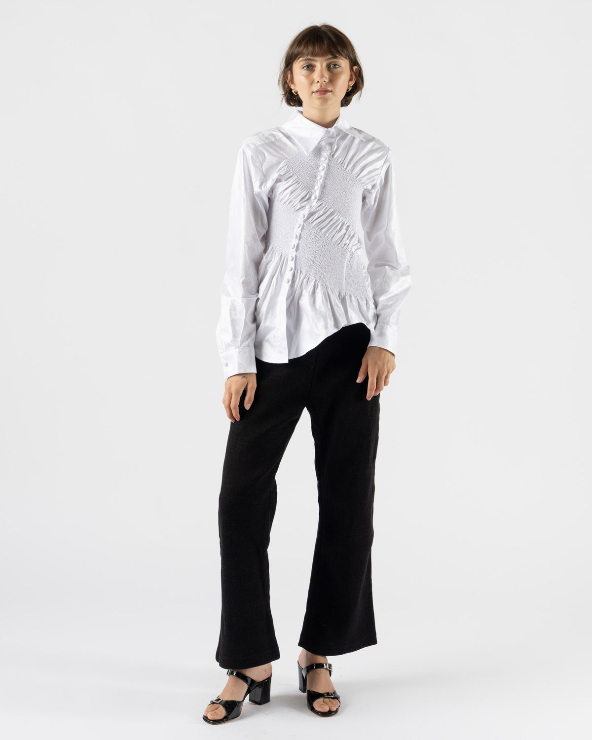 Super Yaya Twist Shirt in White