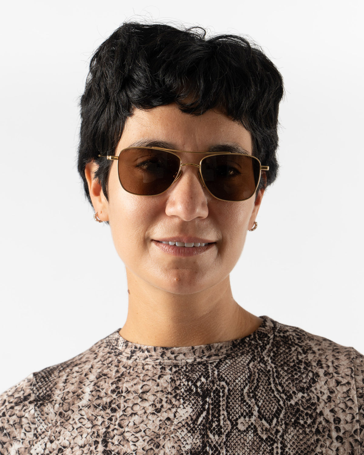 Thistles Sunglasses- THE MALONE in gold/black - NEW UNWORN The Malone, Gold & Black - Carmen Amsterdam main image 3