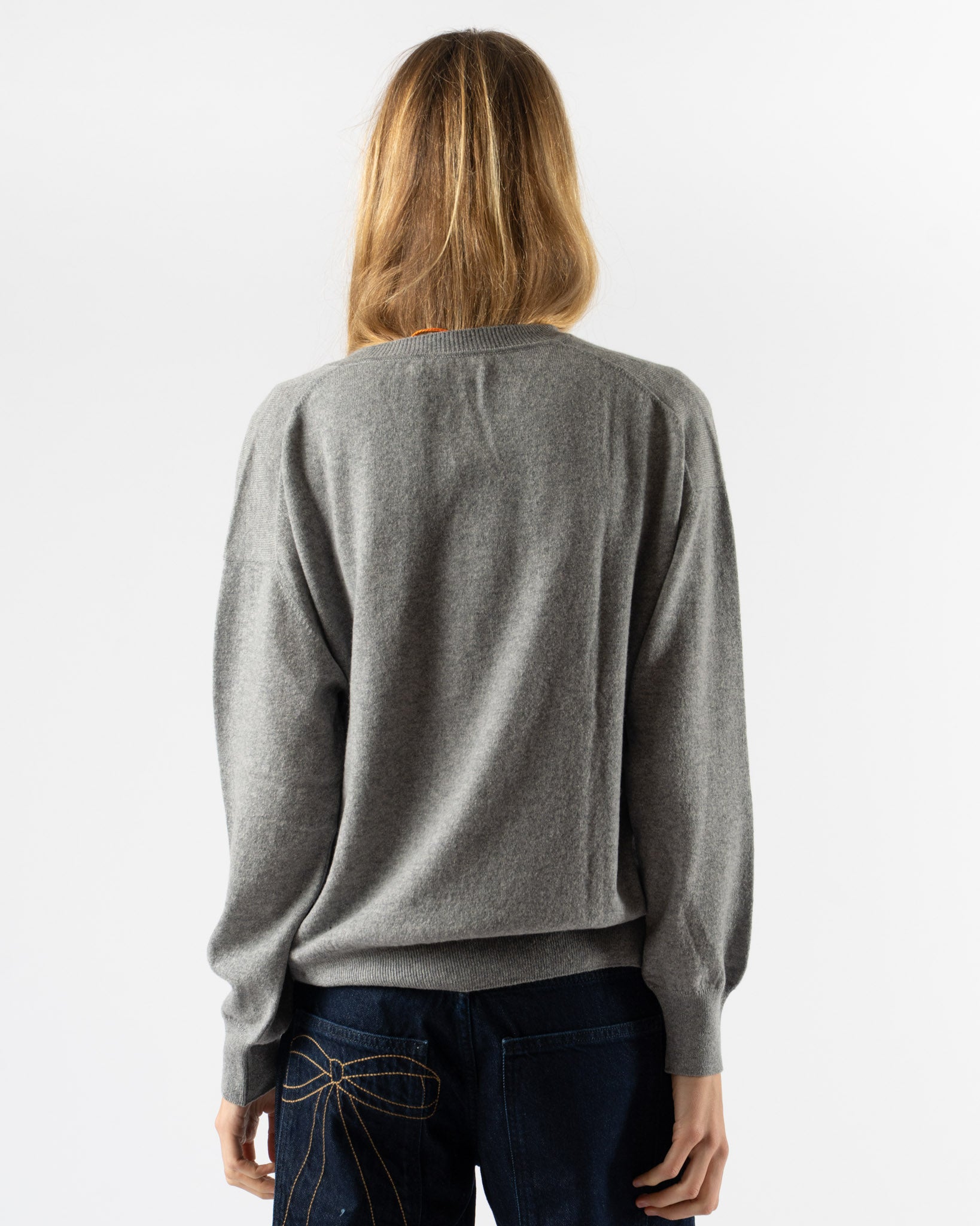 &Daughter Tahra V-Neck in Flannel Grey