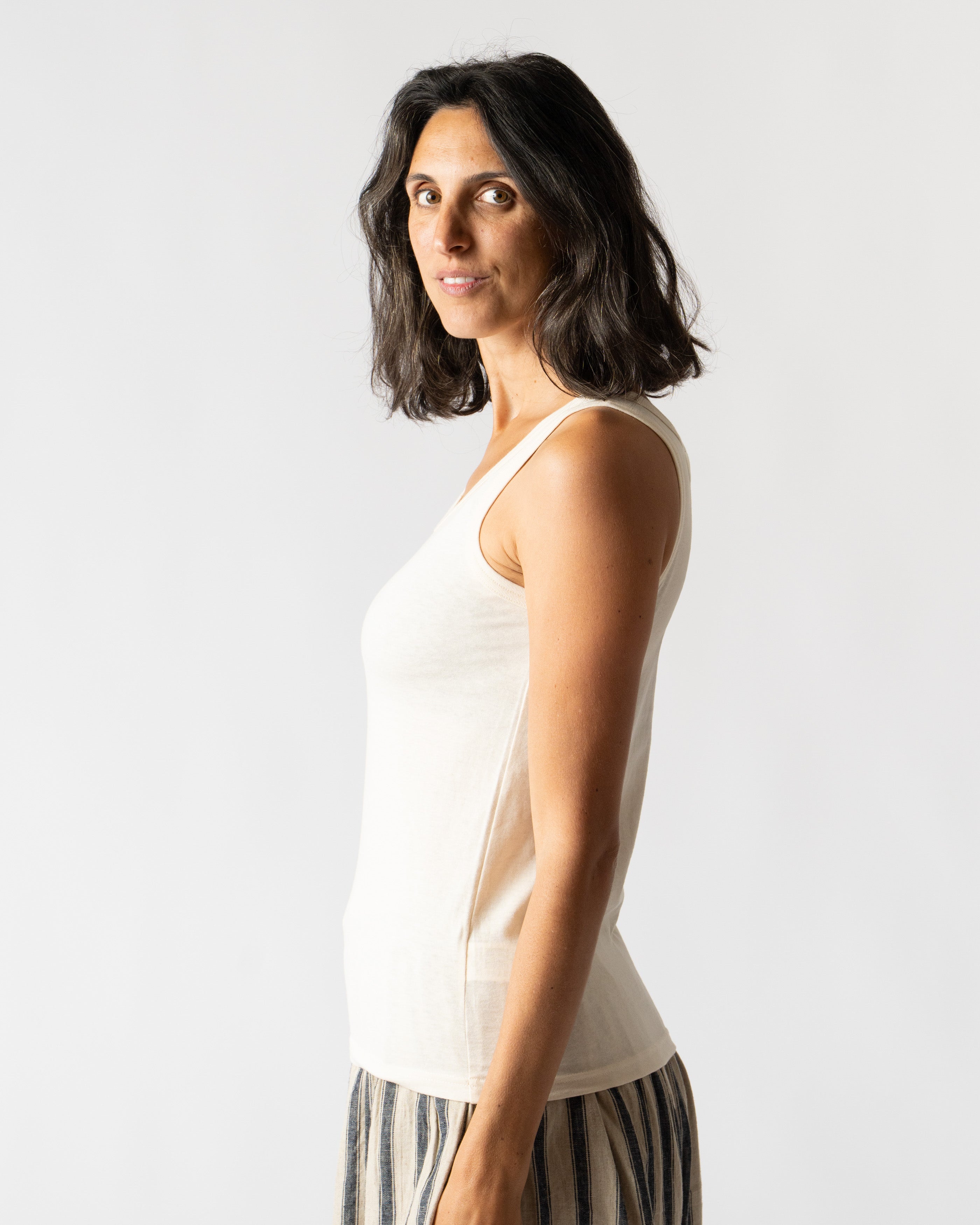 Ichi Antiquités Tank Top in Natural