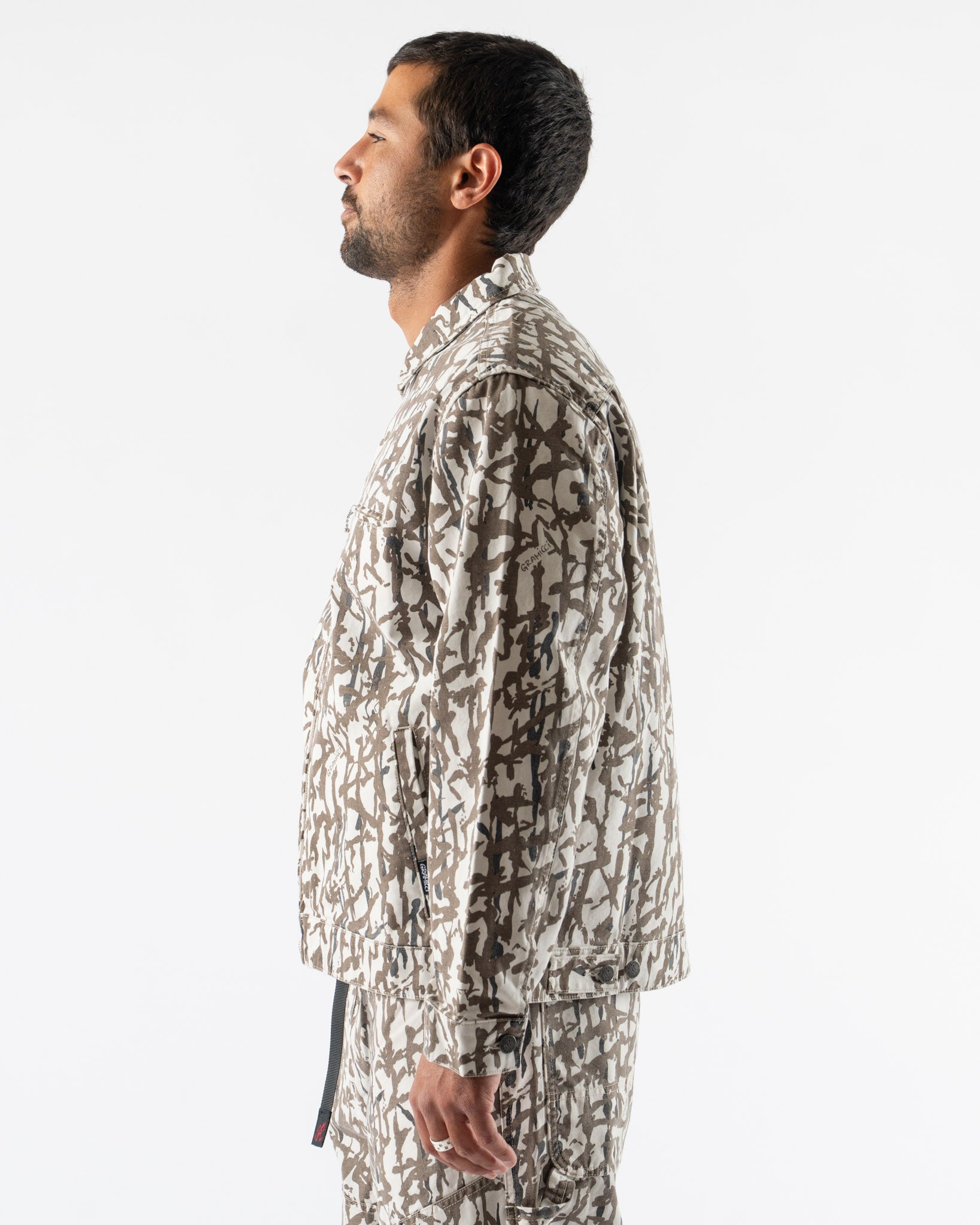 Gramicci Taos Canvas Jacket in Grey Reed
