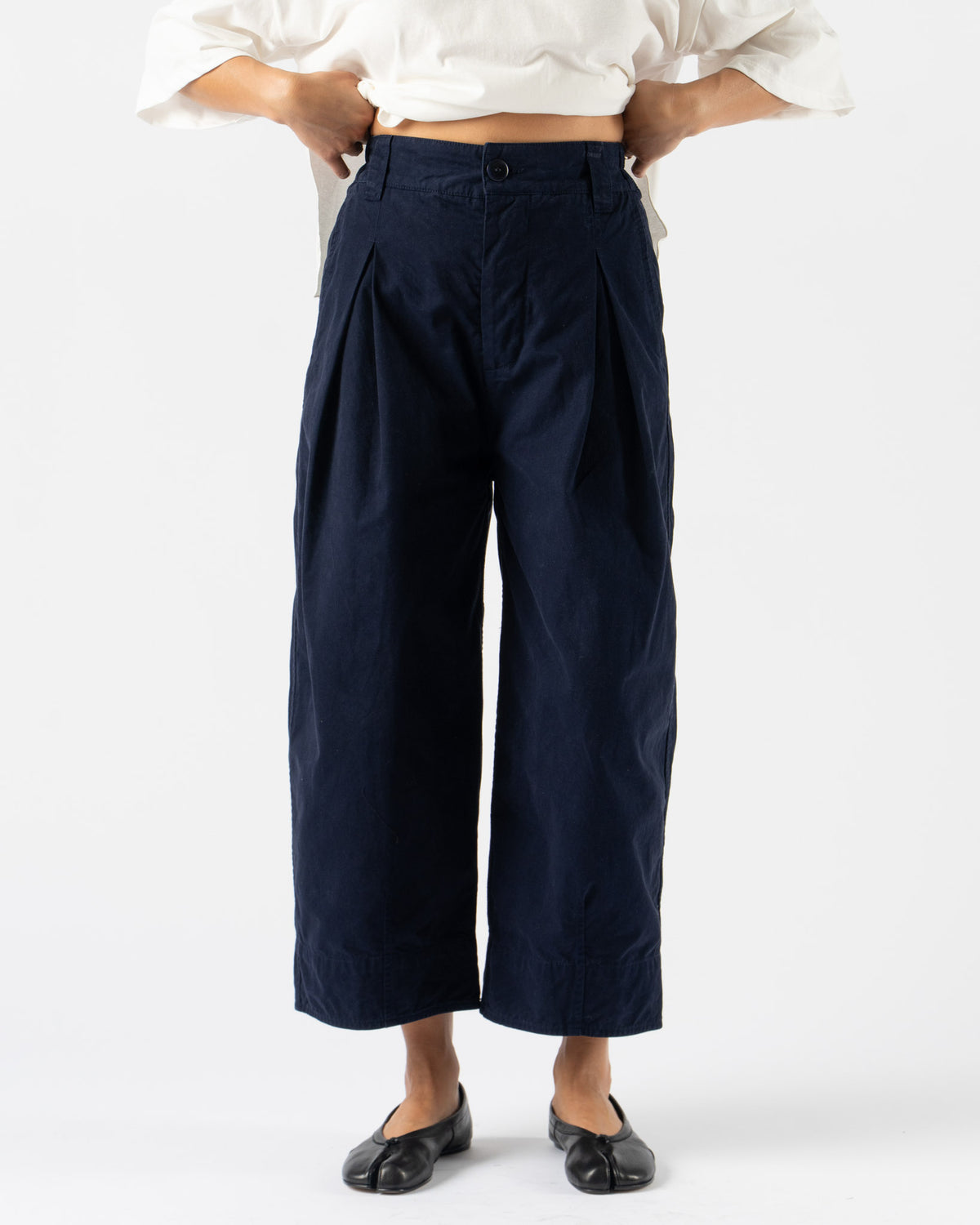 Toogood The Etcher Trouser Work Twill Ink Curated at Jake and Jones