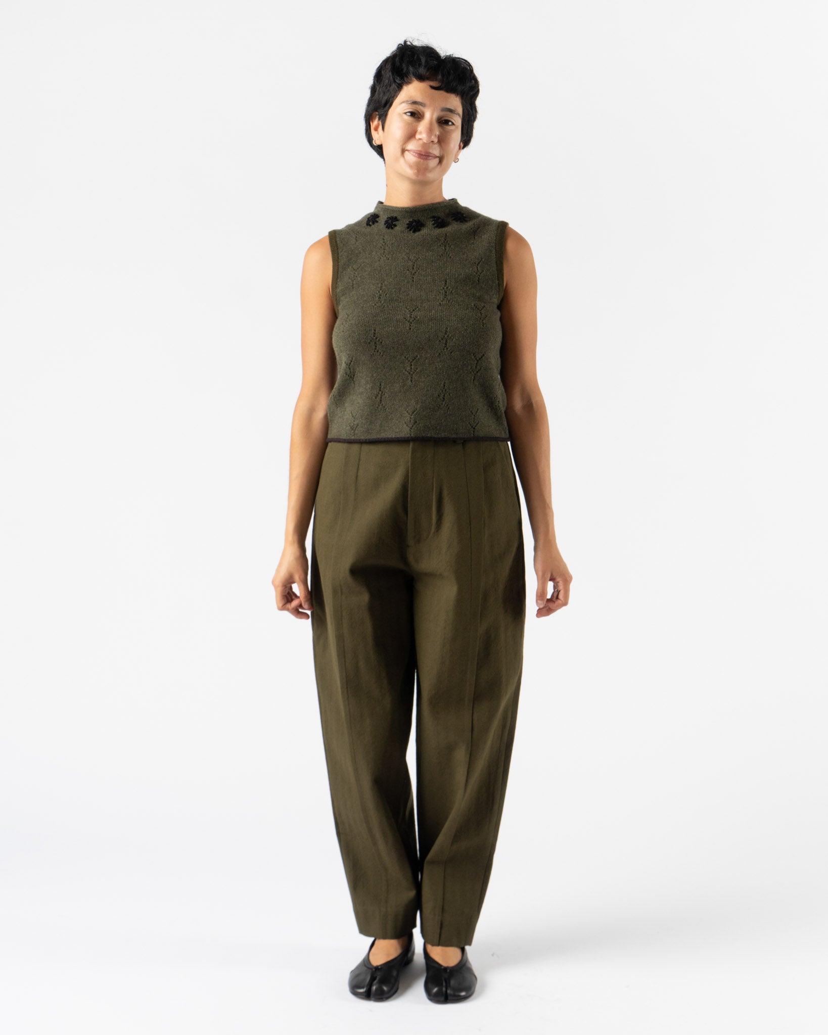 Toogood The Librarian Trouser Herringbone Suiting Heath