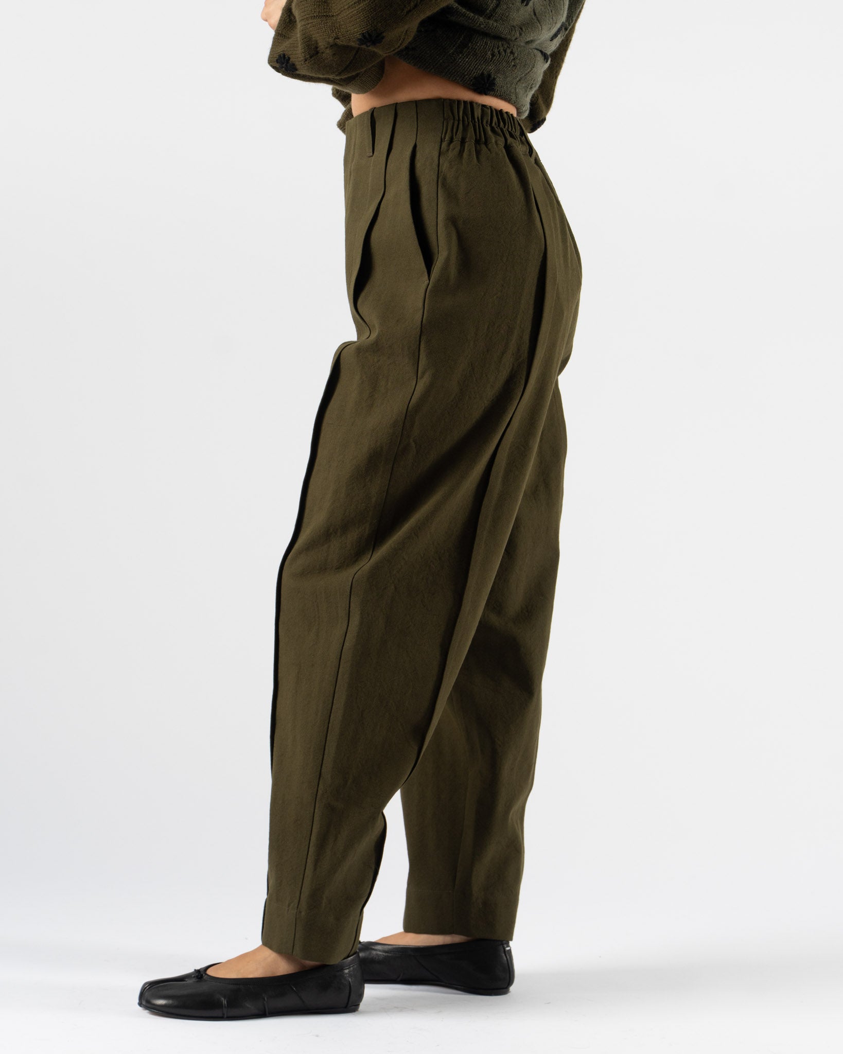 Toogood The Librarian Trouser Herringbone Suiting Heath