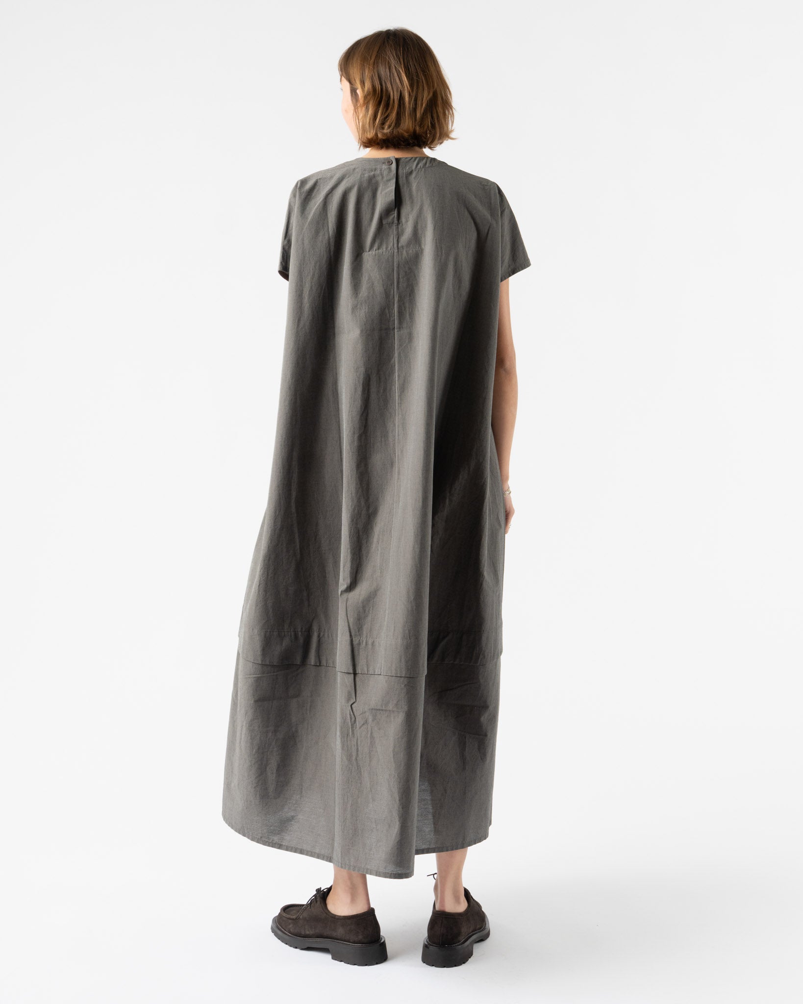 Toogood The Poet Dress in Cotton Silk Pencil