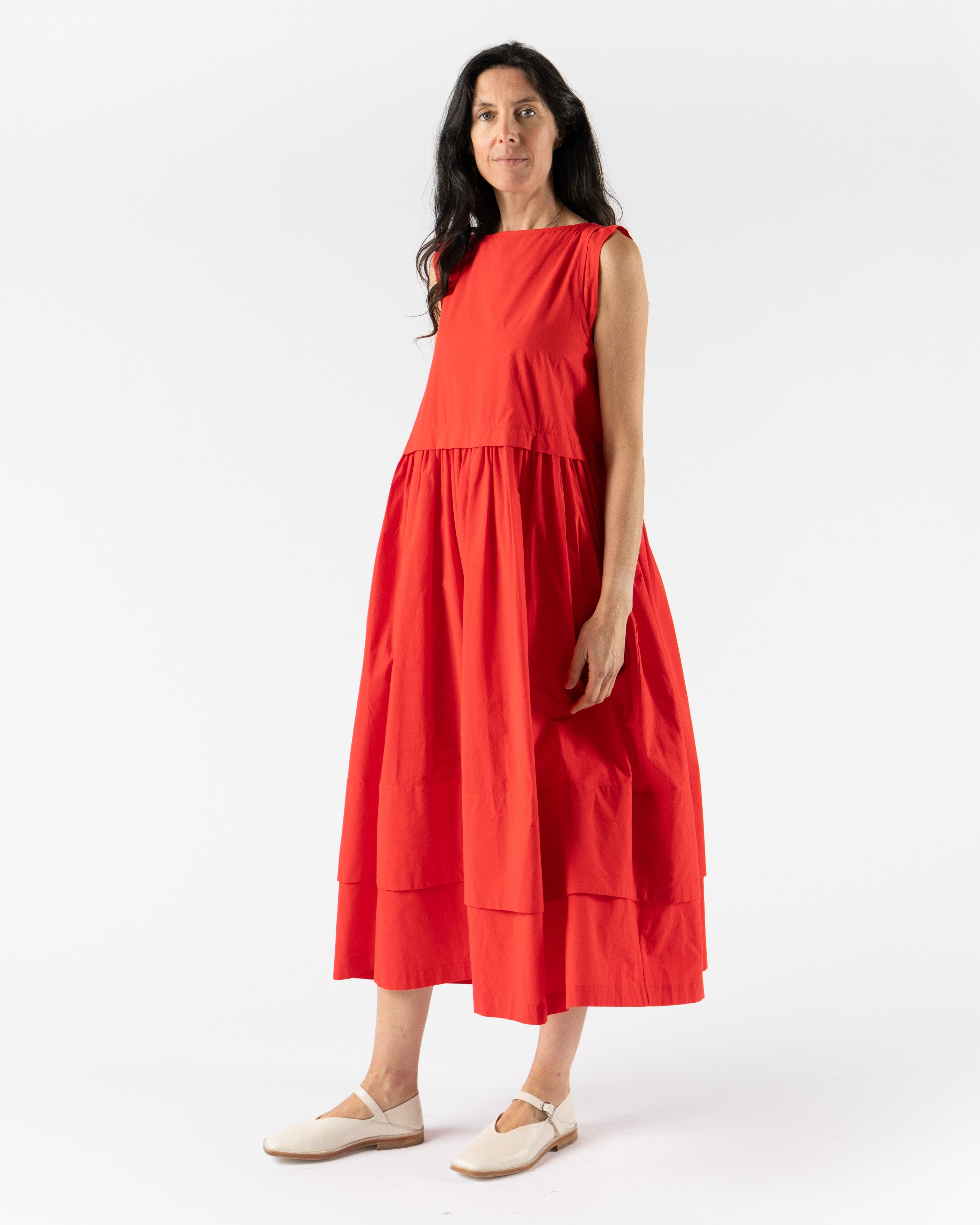 Toogood The Potter Dress in Fine Ripstop Jam