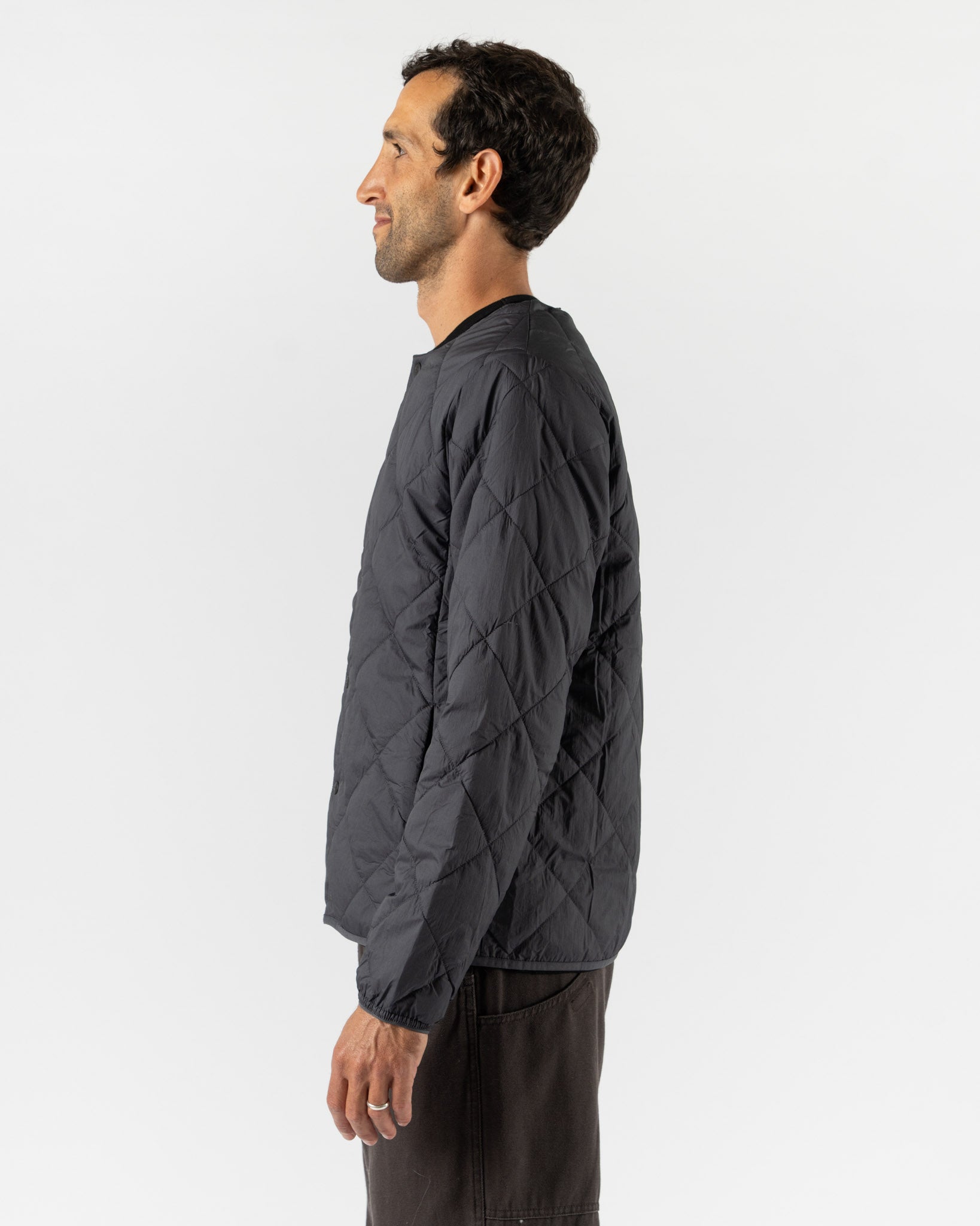 Gramicci Thermal Insulation Quilted Jacket in Black