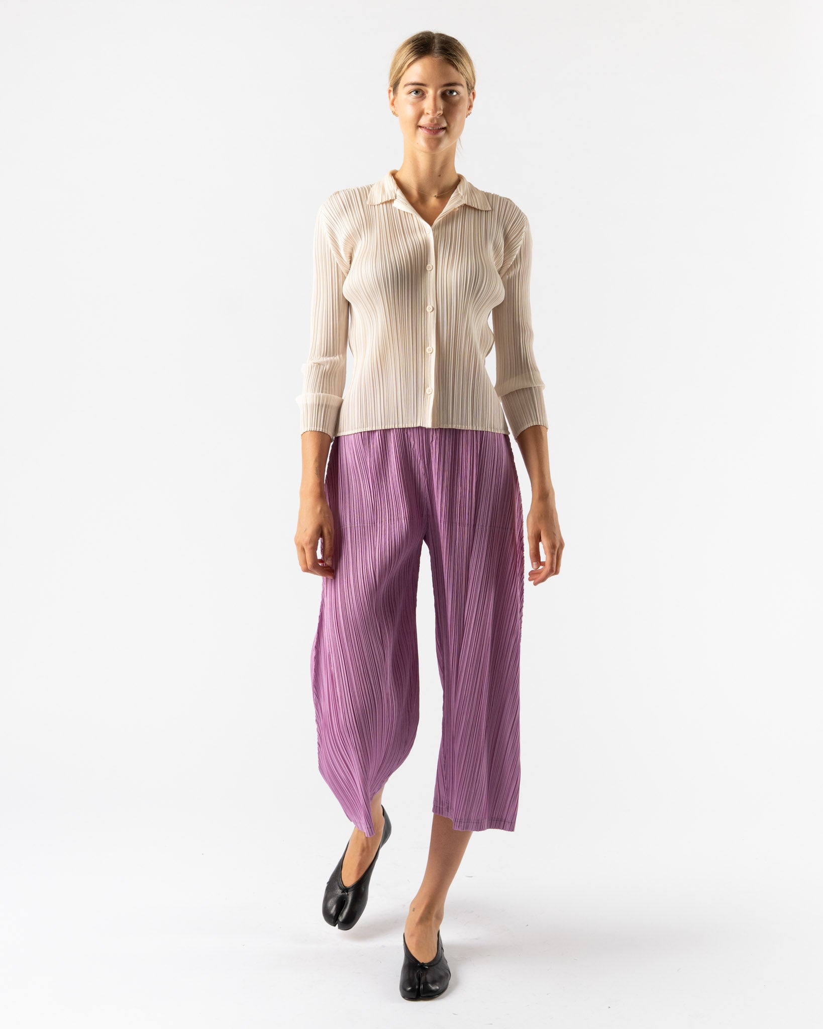 Pleats Please Issey Miyake Thicker Bottoms 2 in Orchid Pink