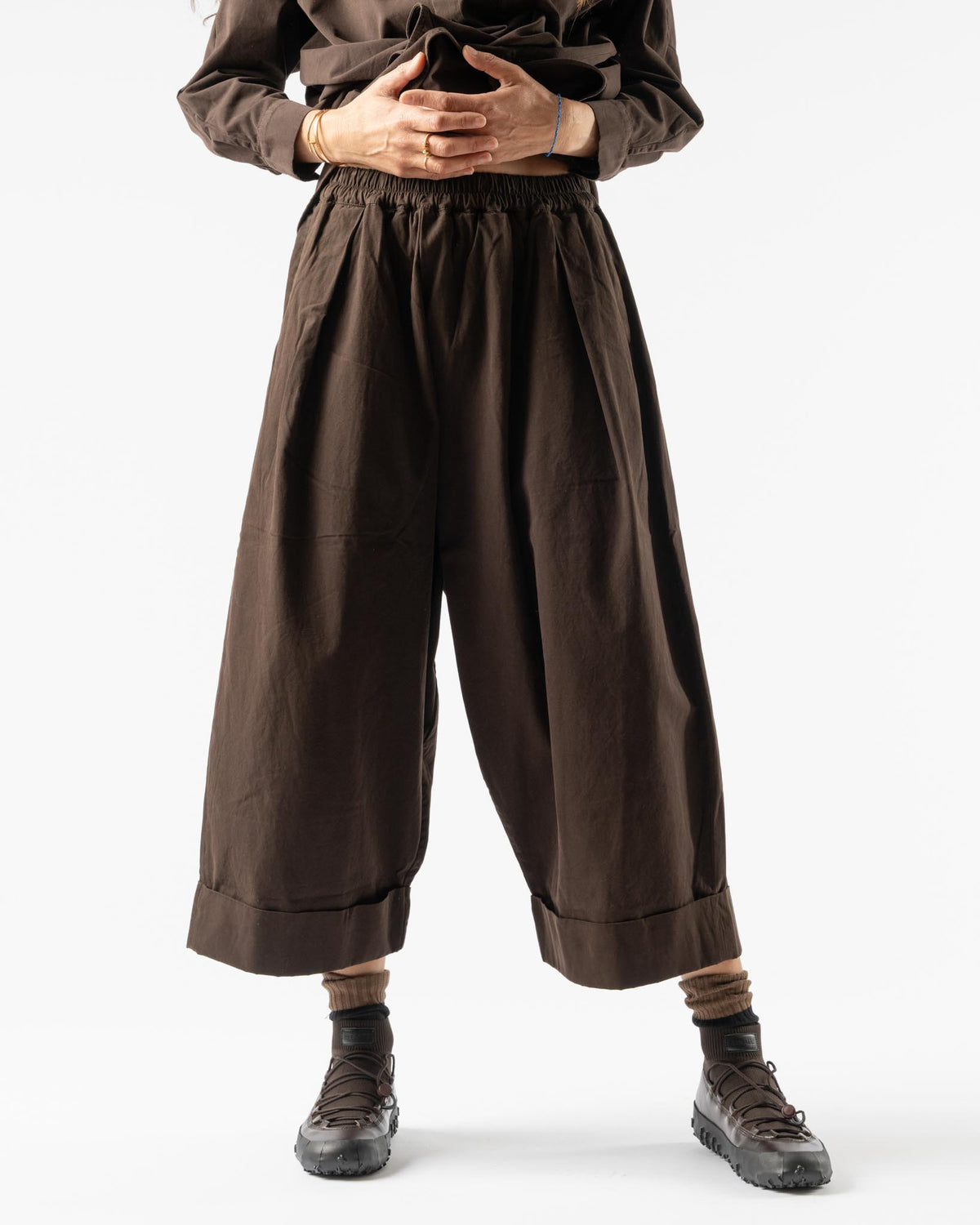 Toogood The Baker Trouser in Fine Canvas Umber Curated at Jake and 