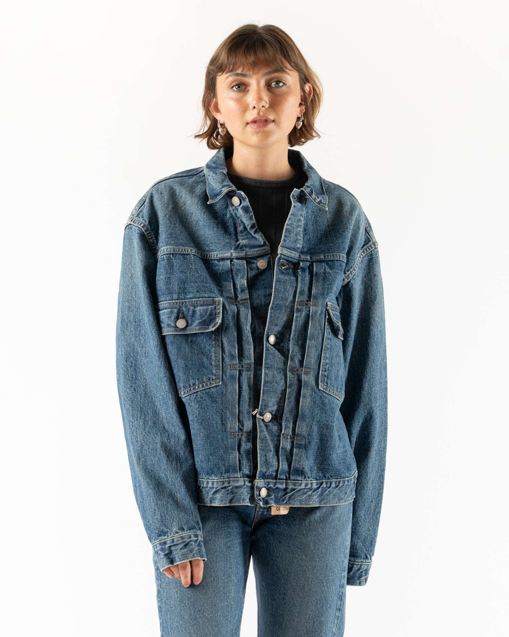 ジャケット・アウター orSlow 1950's 2nd type Denim Jacket orSlow Type2 1950's Denim Jacket in One Wash Curated at Jake and Jones