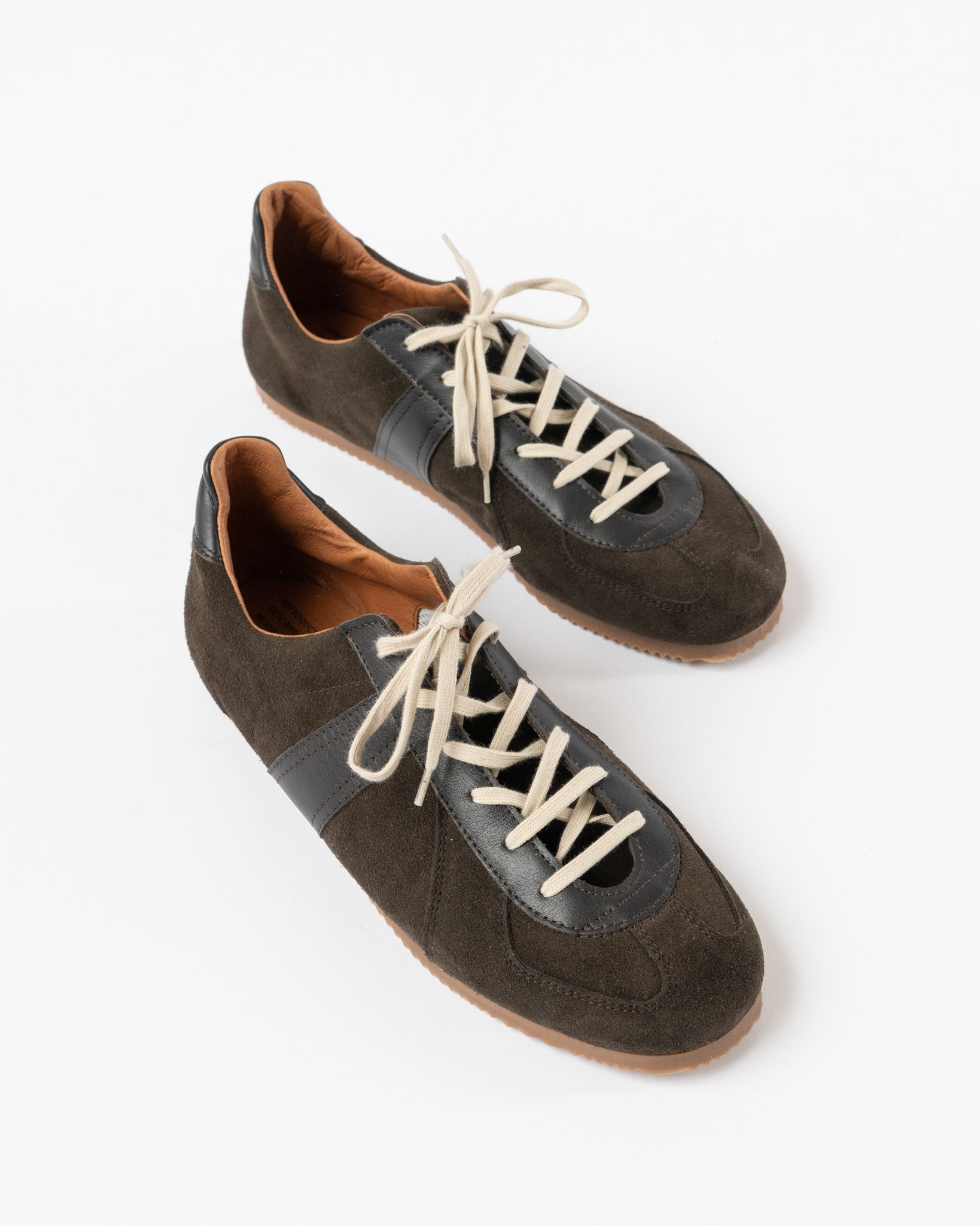 Reproduction of Found German Military Trainer in Dark Brown