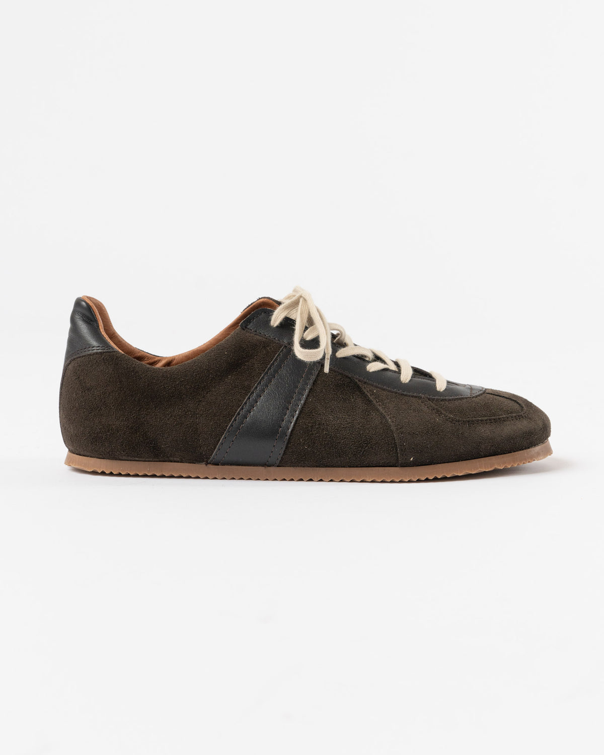 Reproduction of Found German Military Trainer in Dark Brown 