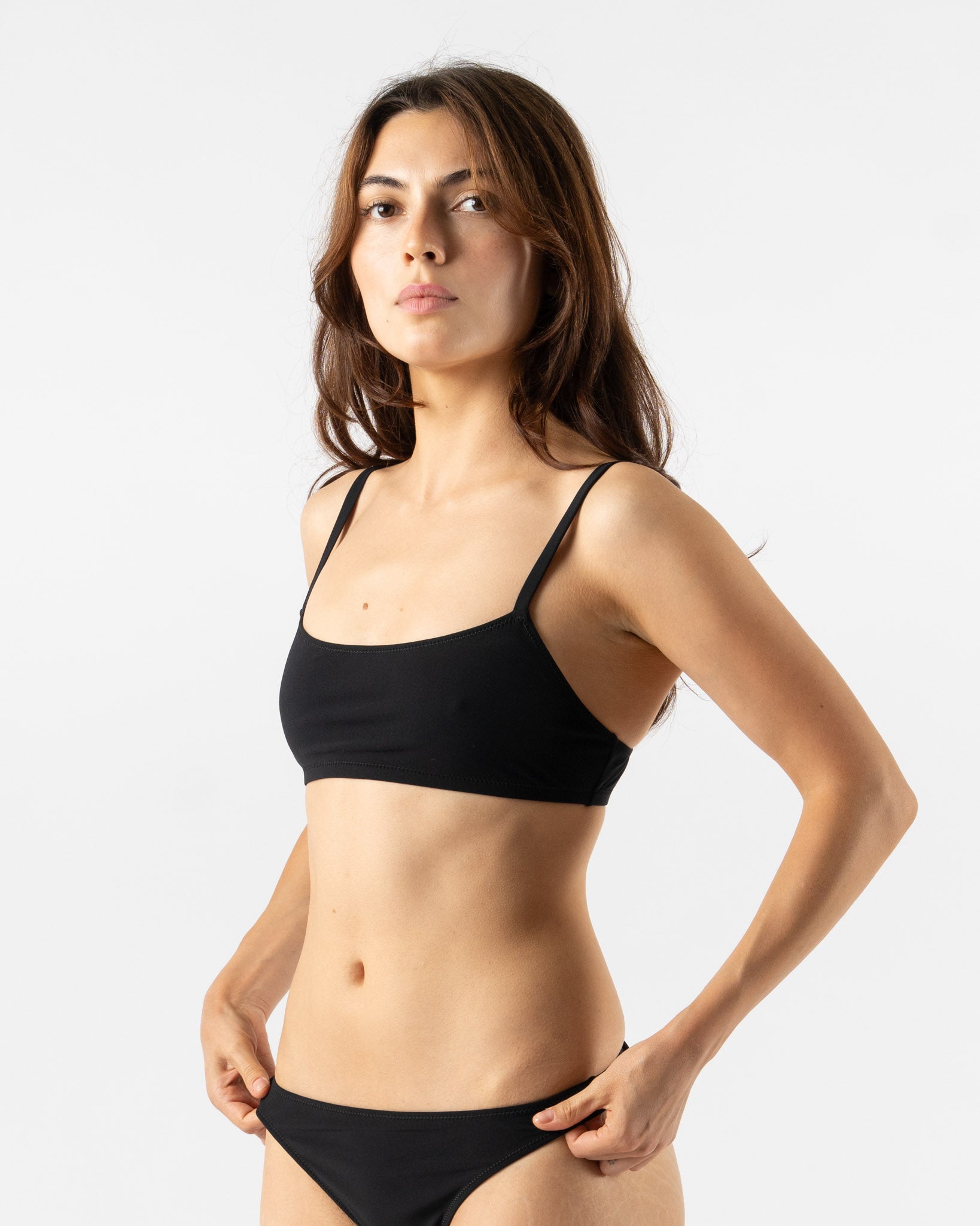 Lido Undici Low Waist Bikini in Black