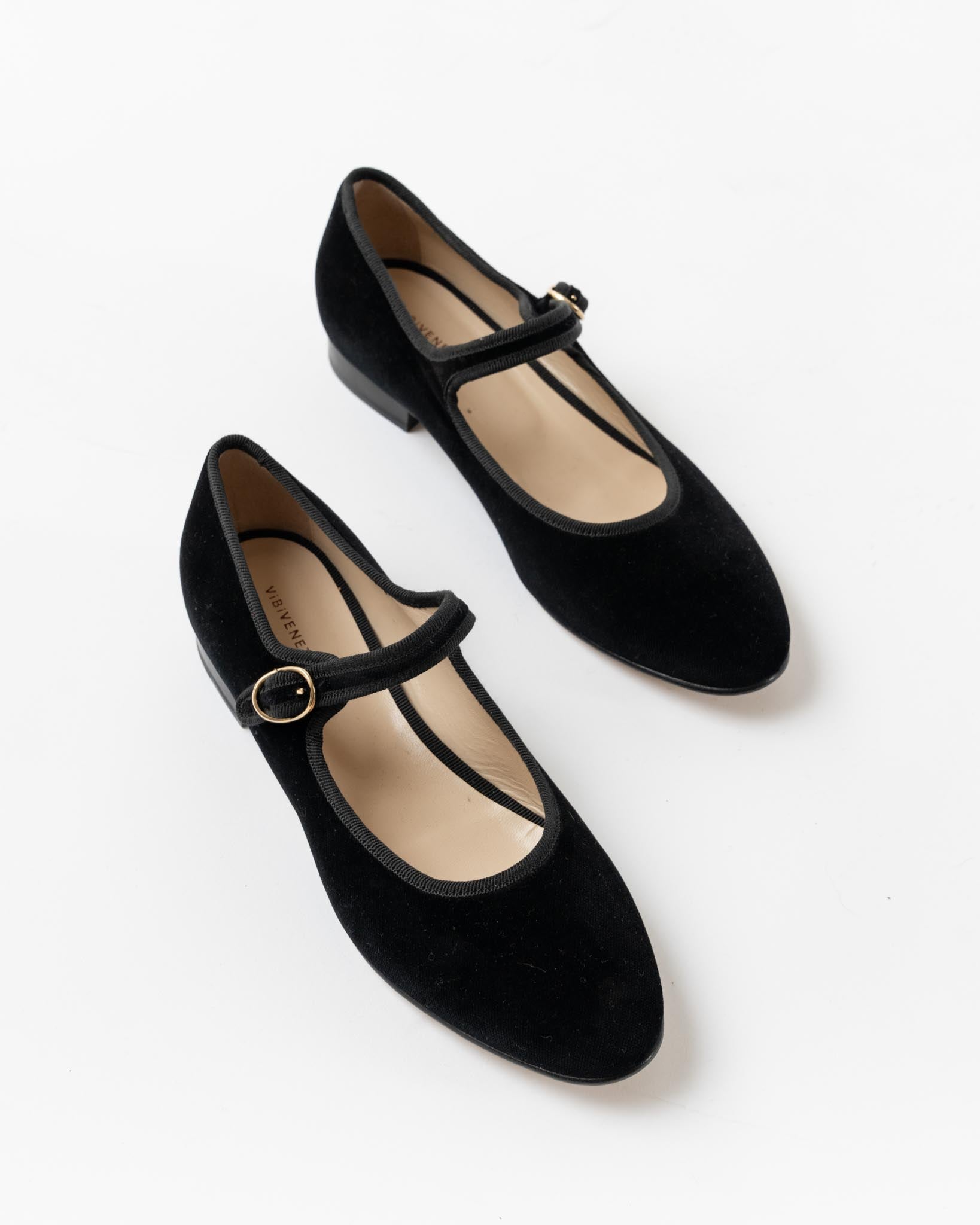 Vibi Venezia Mary Jane Loafers in Nero Curated at Jake and Jones 36