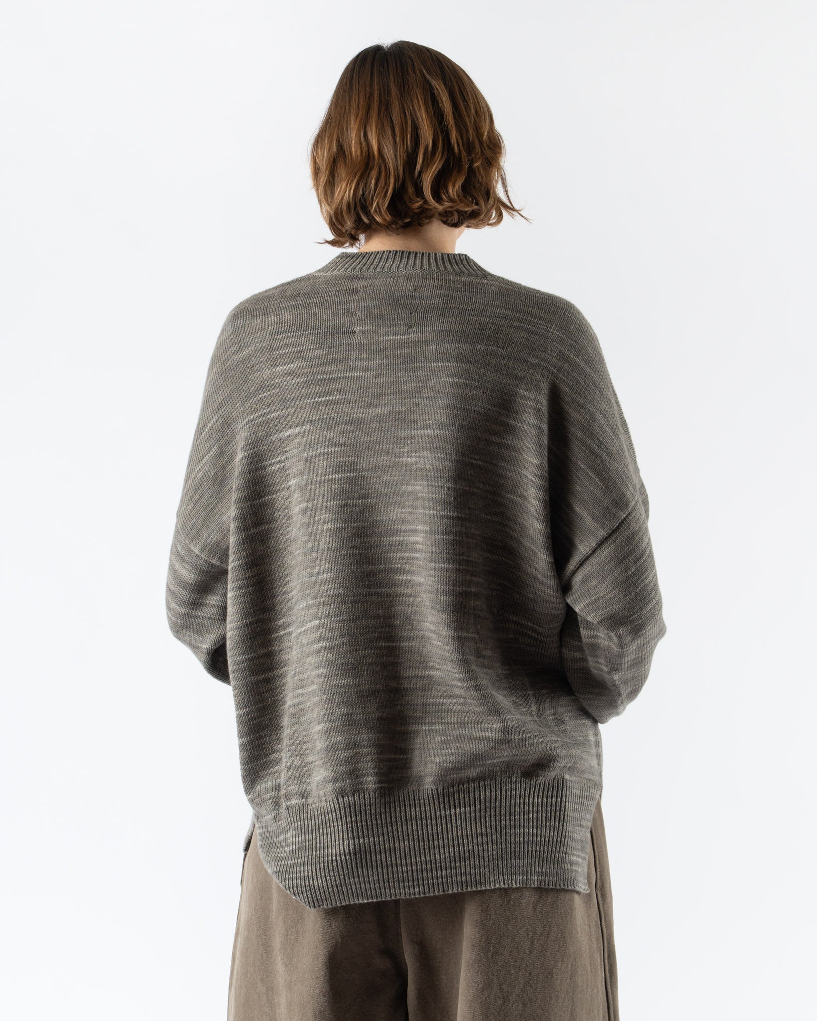 Lauren Manoogian Watercolor Crewneck in Rock