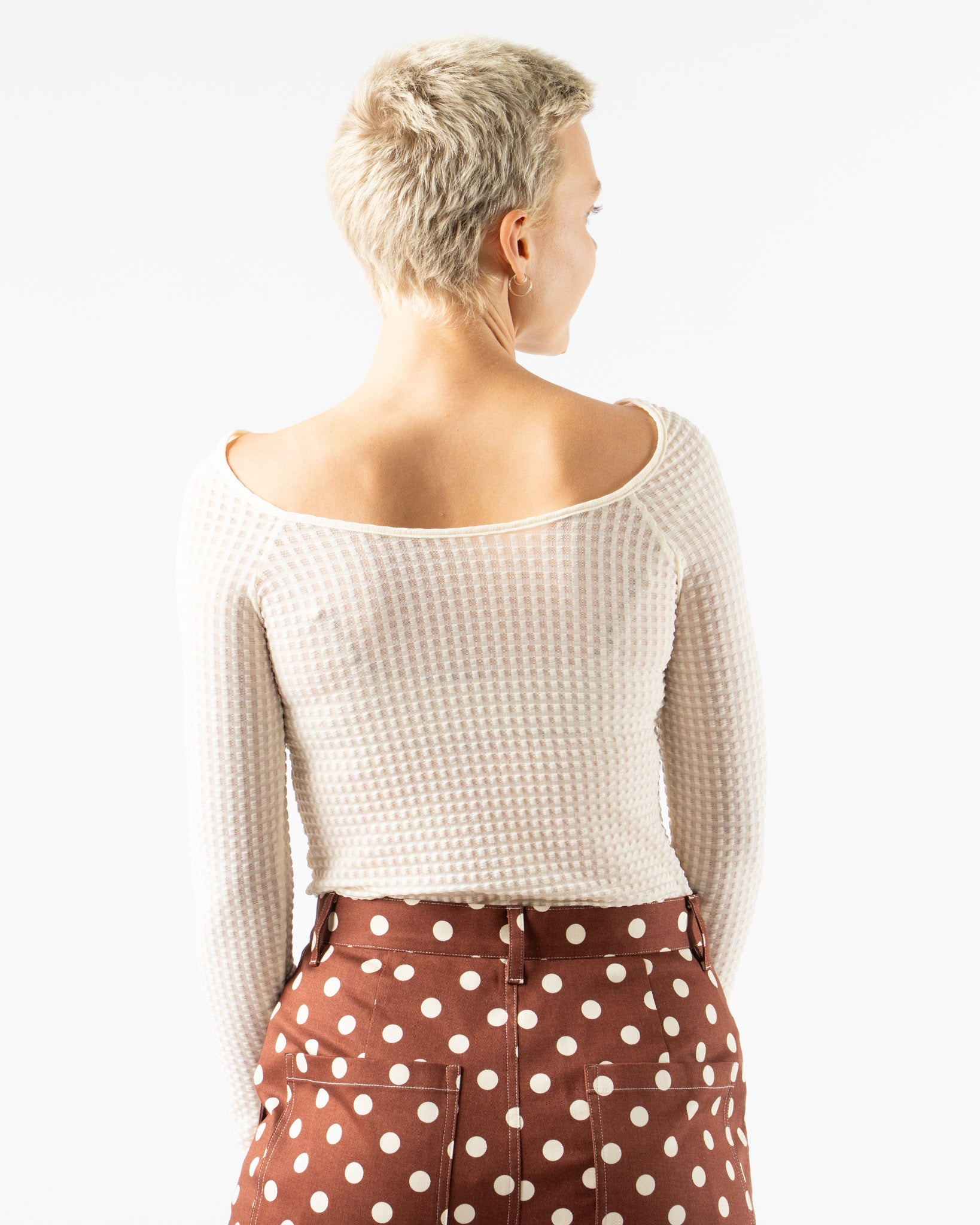 Simone Wild Boot Neck in Eggshell