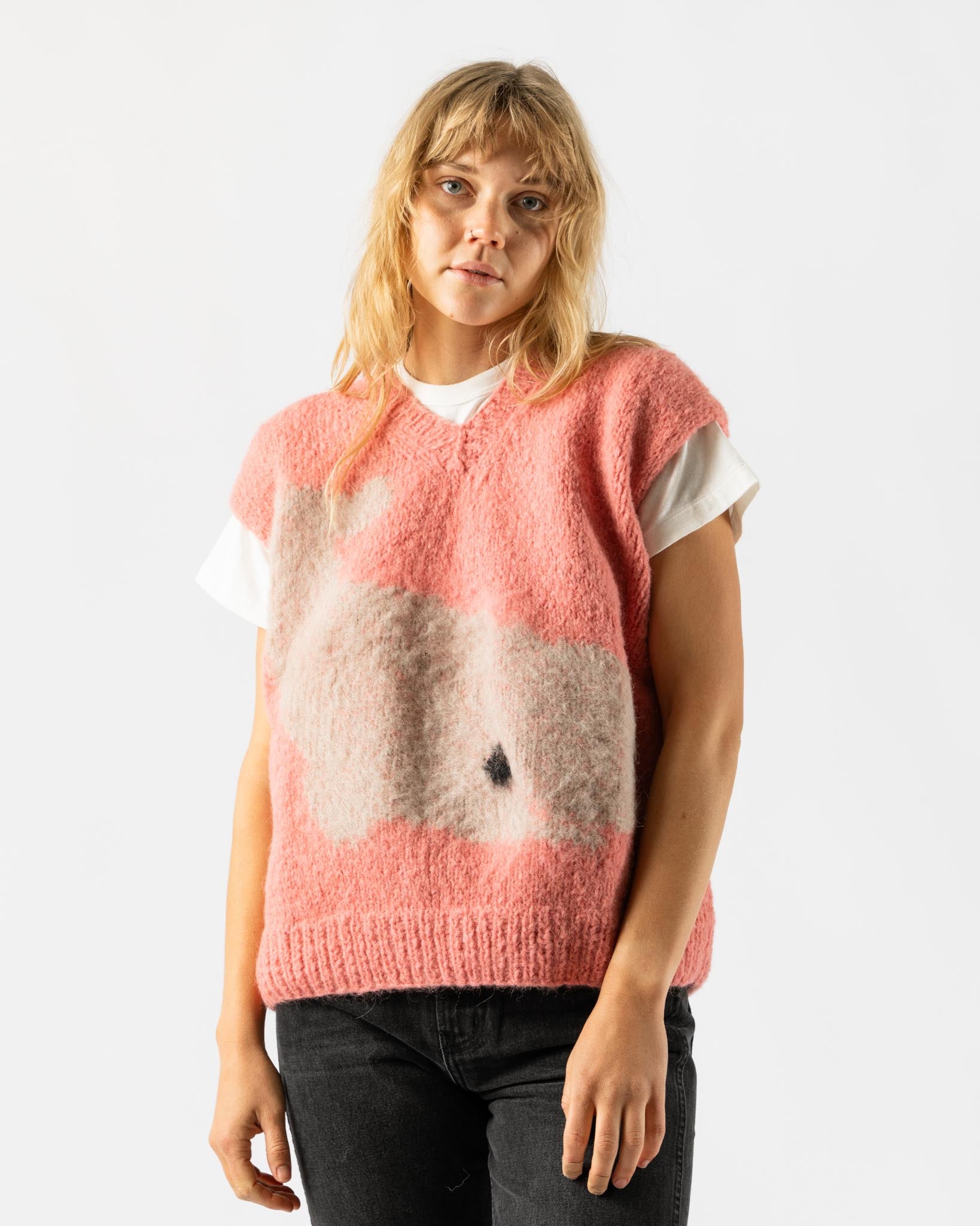 Wild Animals Whale Bear Pink Vest