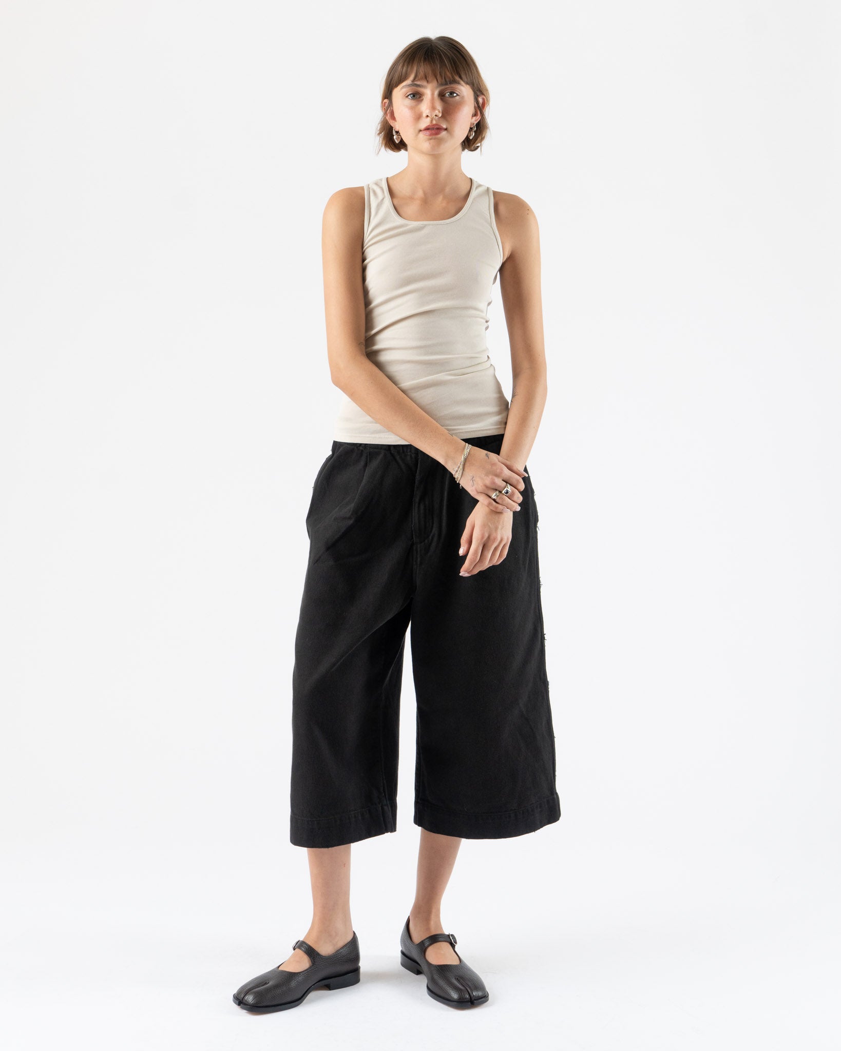 Lauren Manoogian Rib Tank in Greige