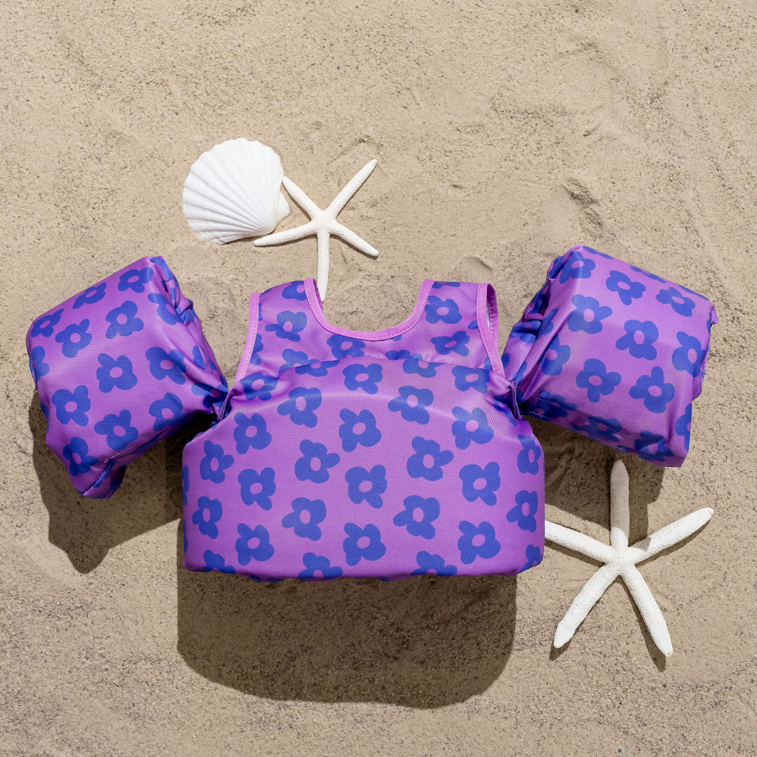 Drip Floats Flower Power Purple Kids Float