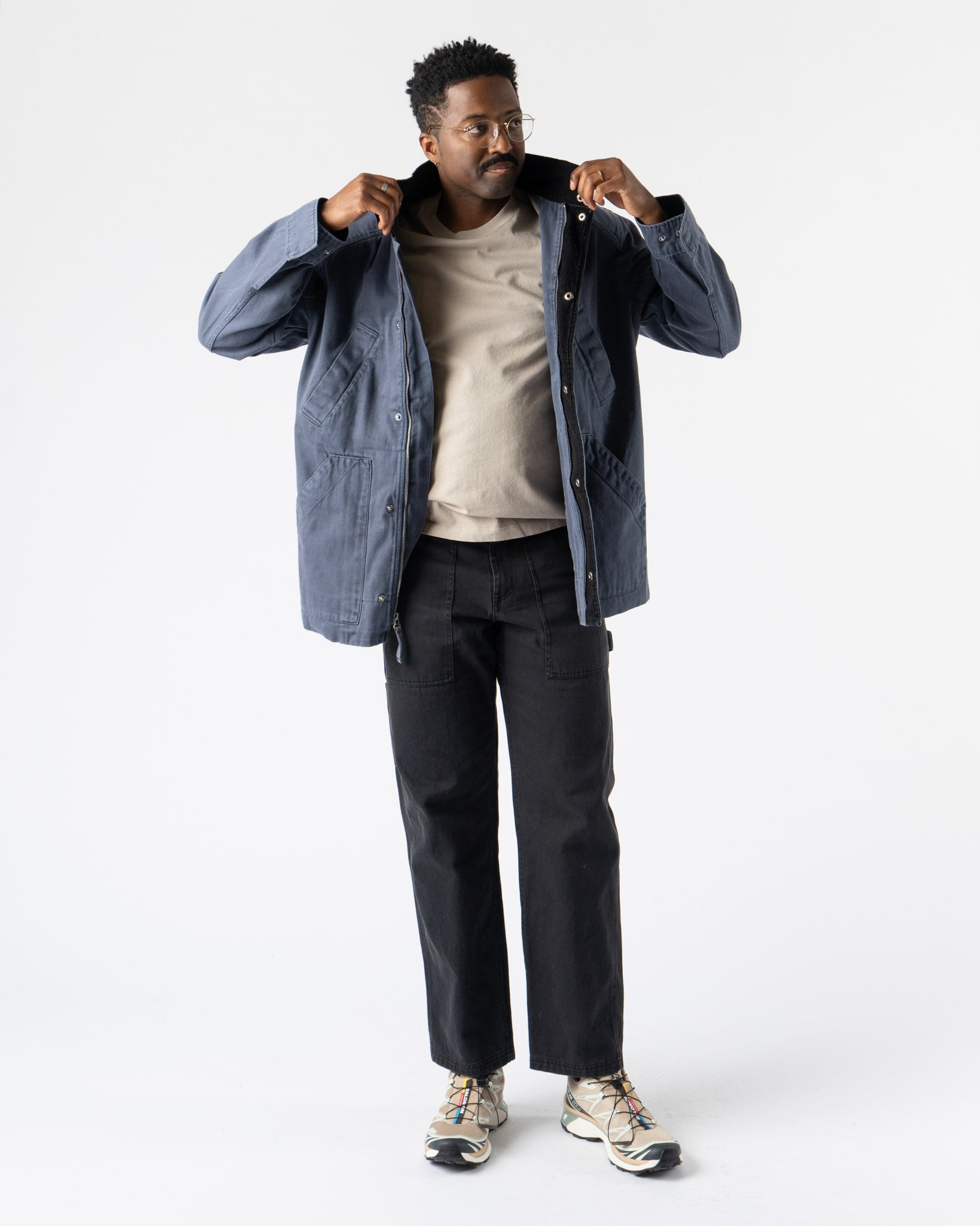 Alex Mill Aaron Utility Jacket in Blue