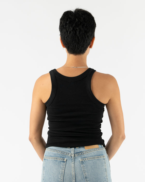 Alex Mill Everyday Ribbed Tank in Black