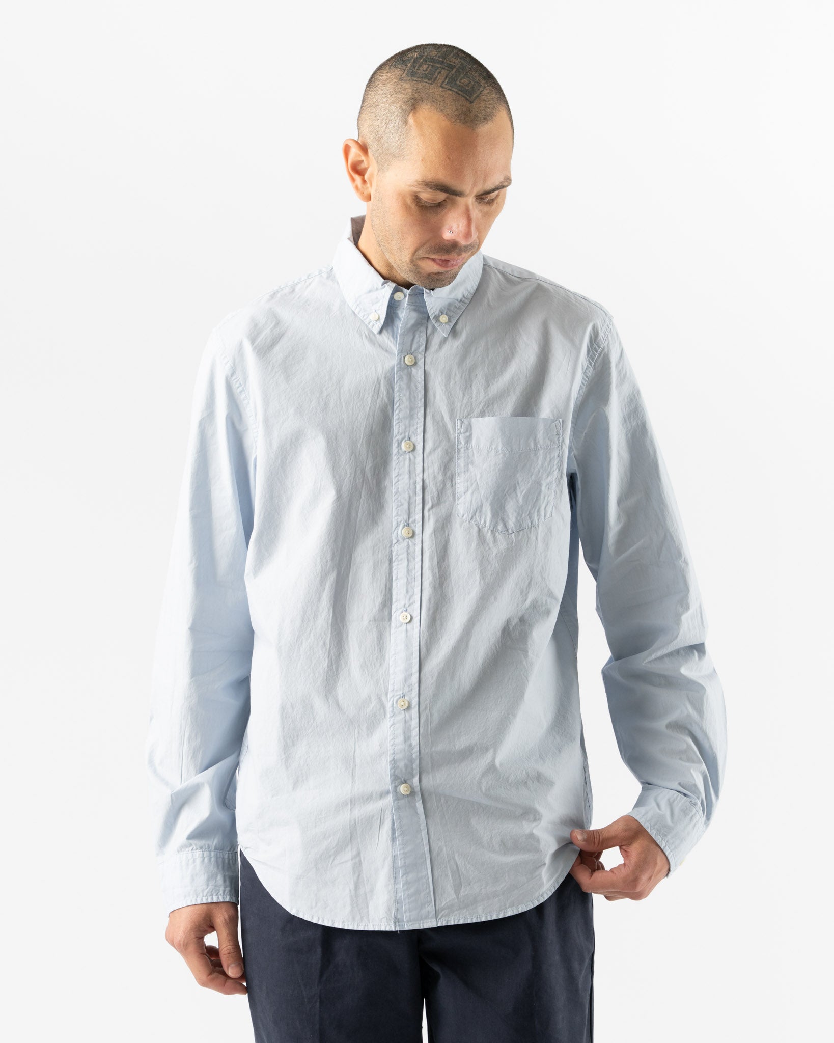 Alex Mill Mill Shirt in Calm Blue