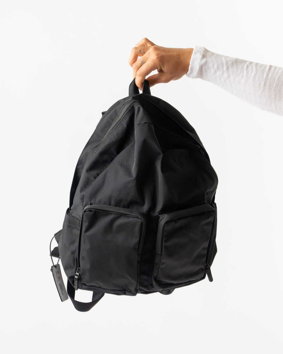Amiacalva Shrink Nylon Backpack in Sakura Pink Curated at Jake and 