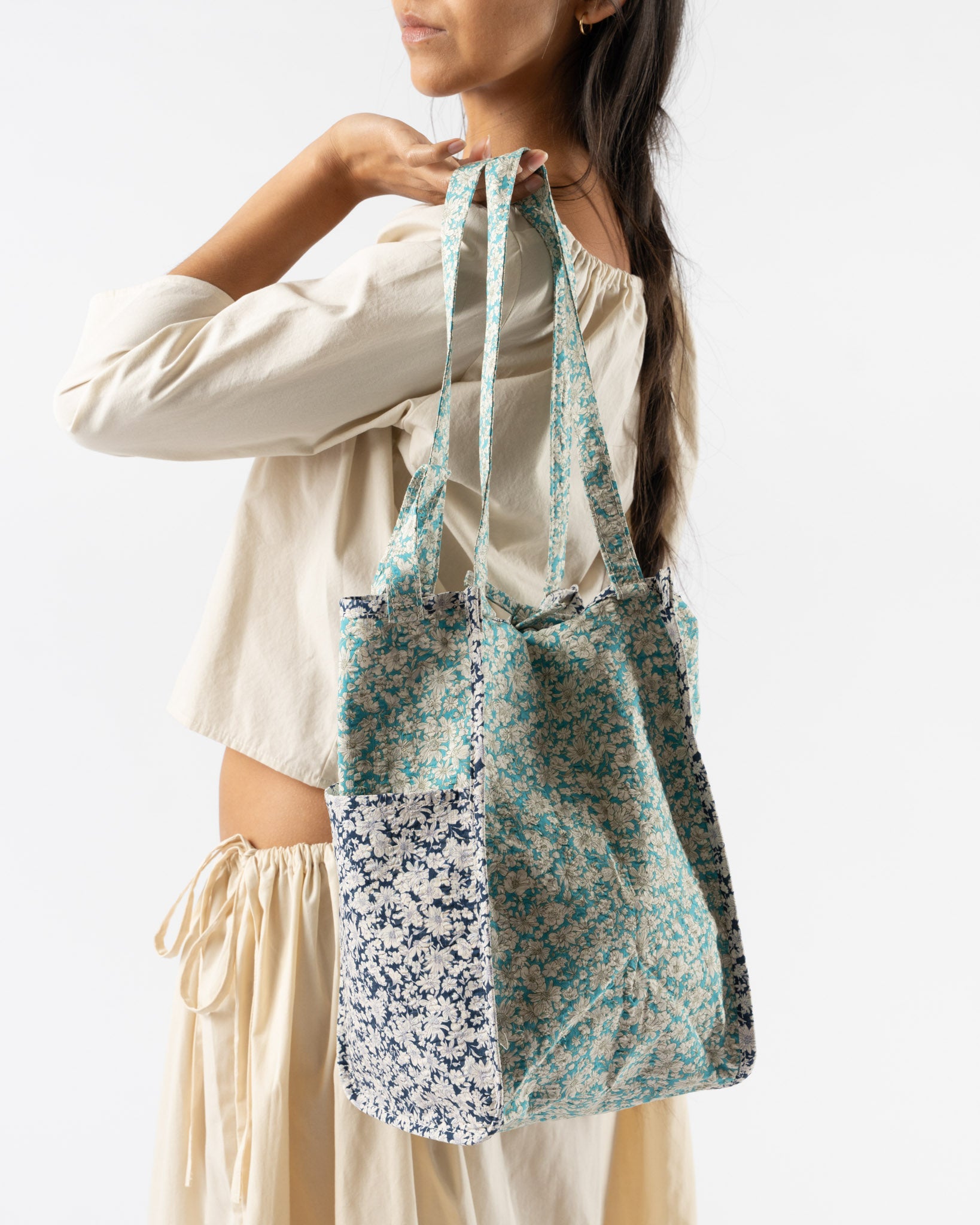 Amiacalva Easy Bag M in Floral Green