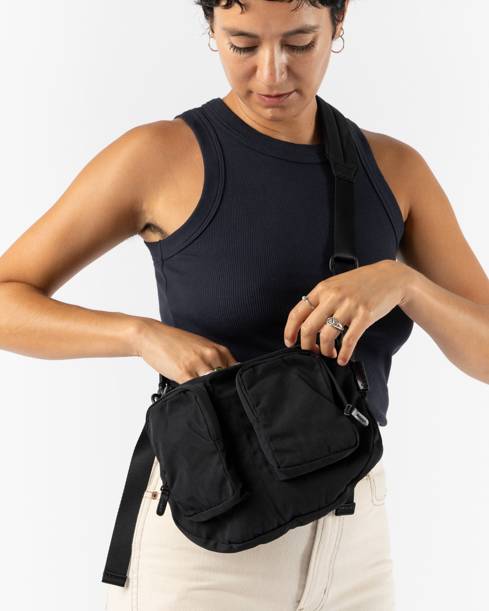 Amiacalva Gabardine Bodyback in Black