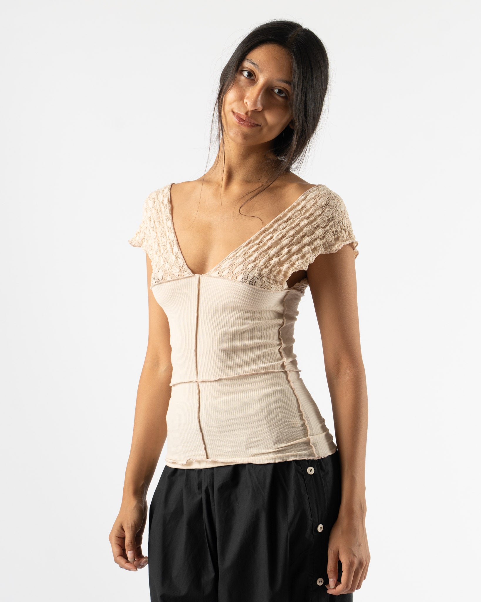 Baserange Nehru Tank in Dylan Beige Curated at Jake and Jones
