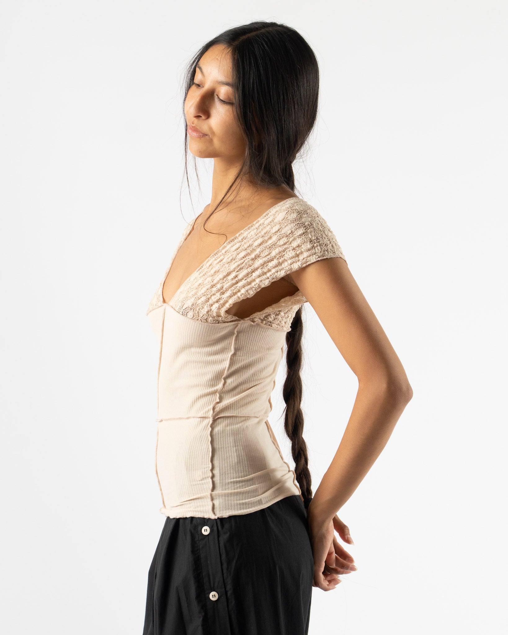 Baserange Nehru Tank in Dylan Beige
