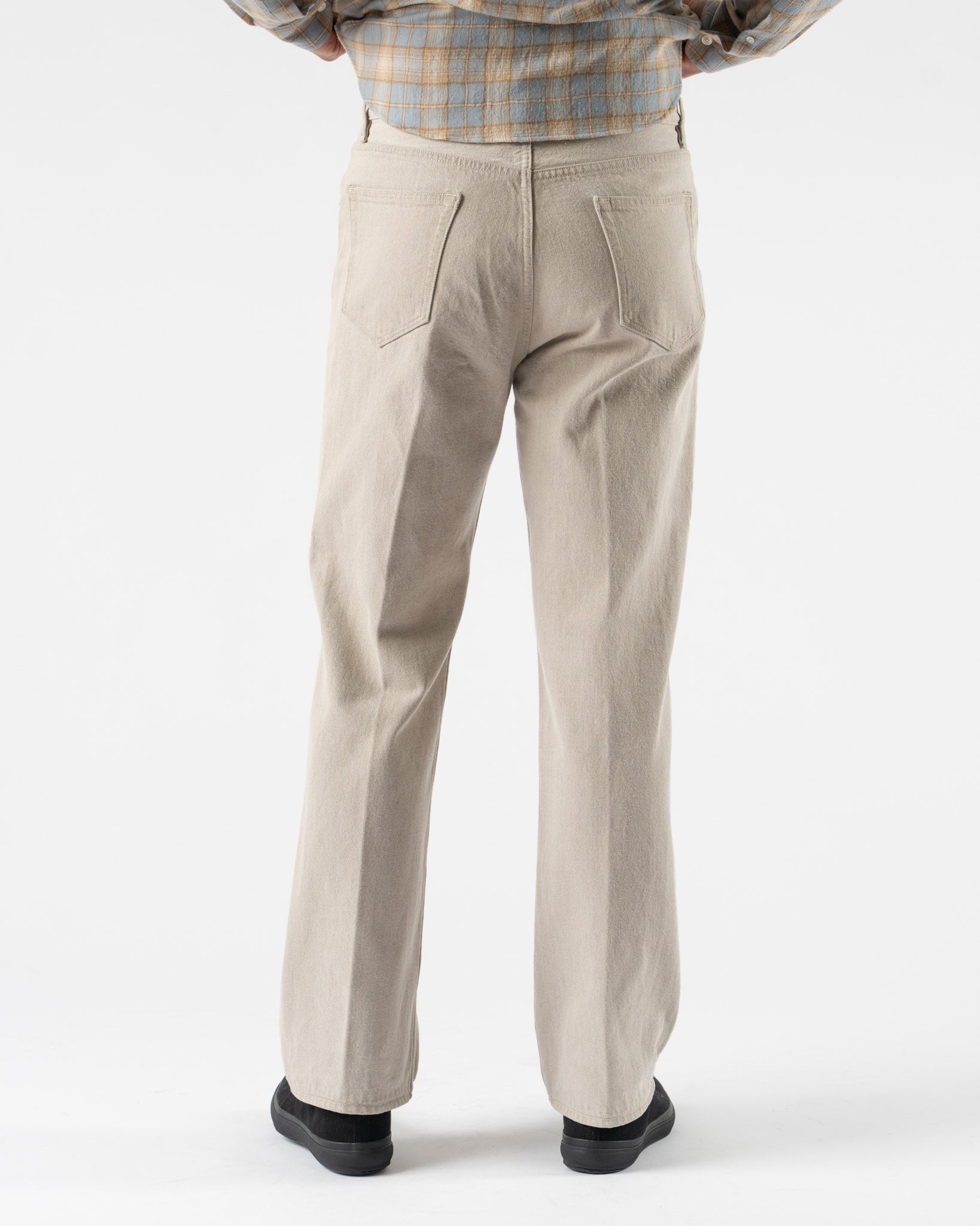 Auralee Pants in Light Gray
