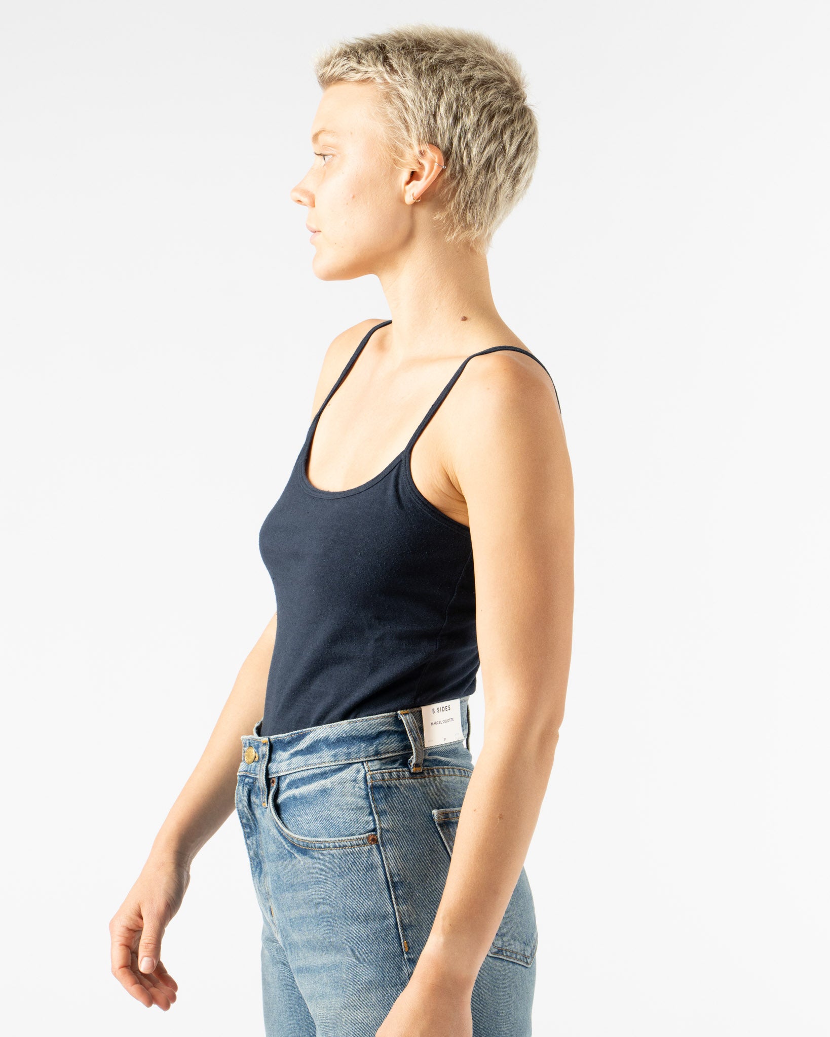 B Sides Zora Tank in Navy