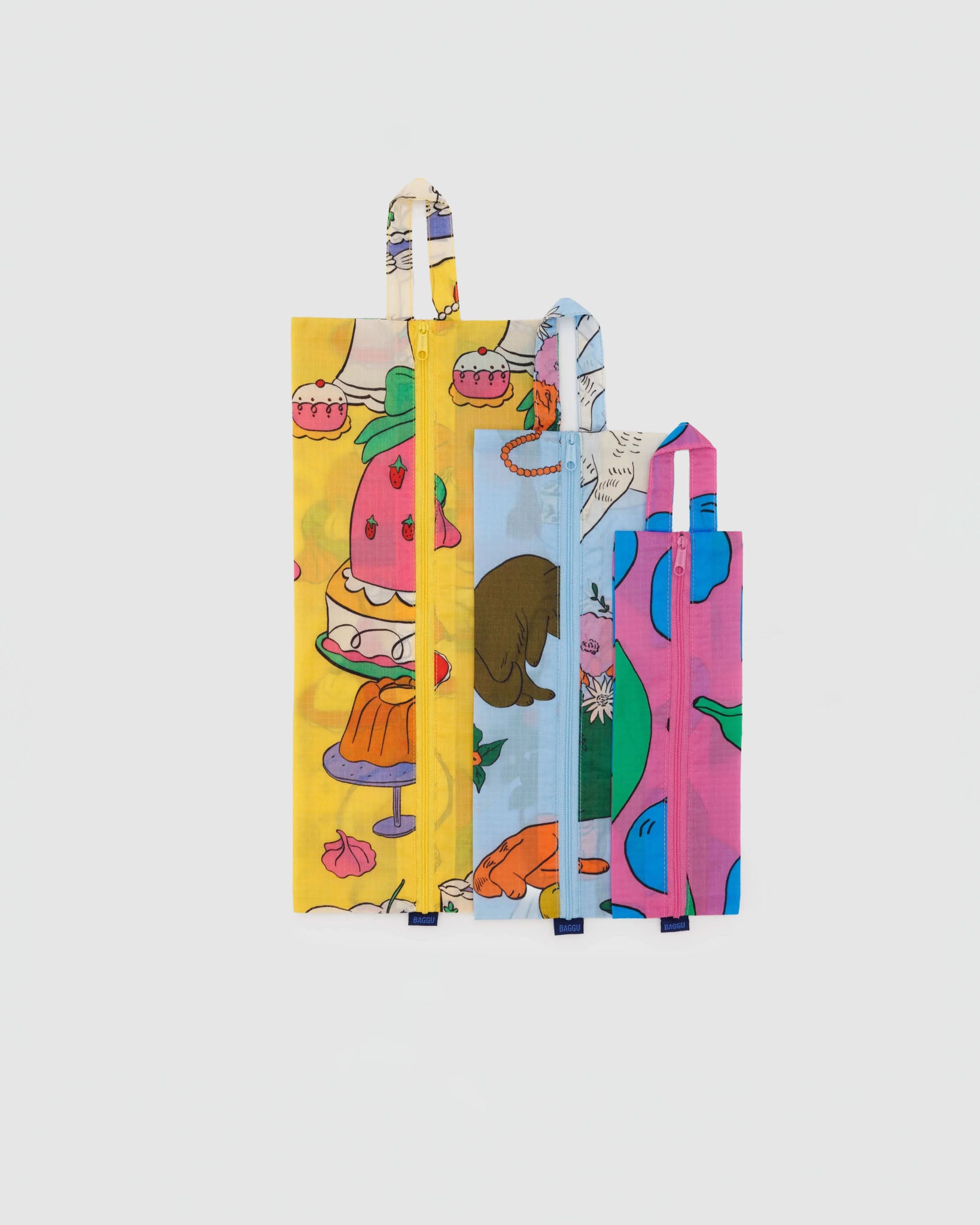 Baggu 3D Zip Set in Still Life