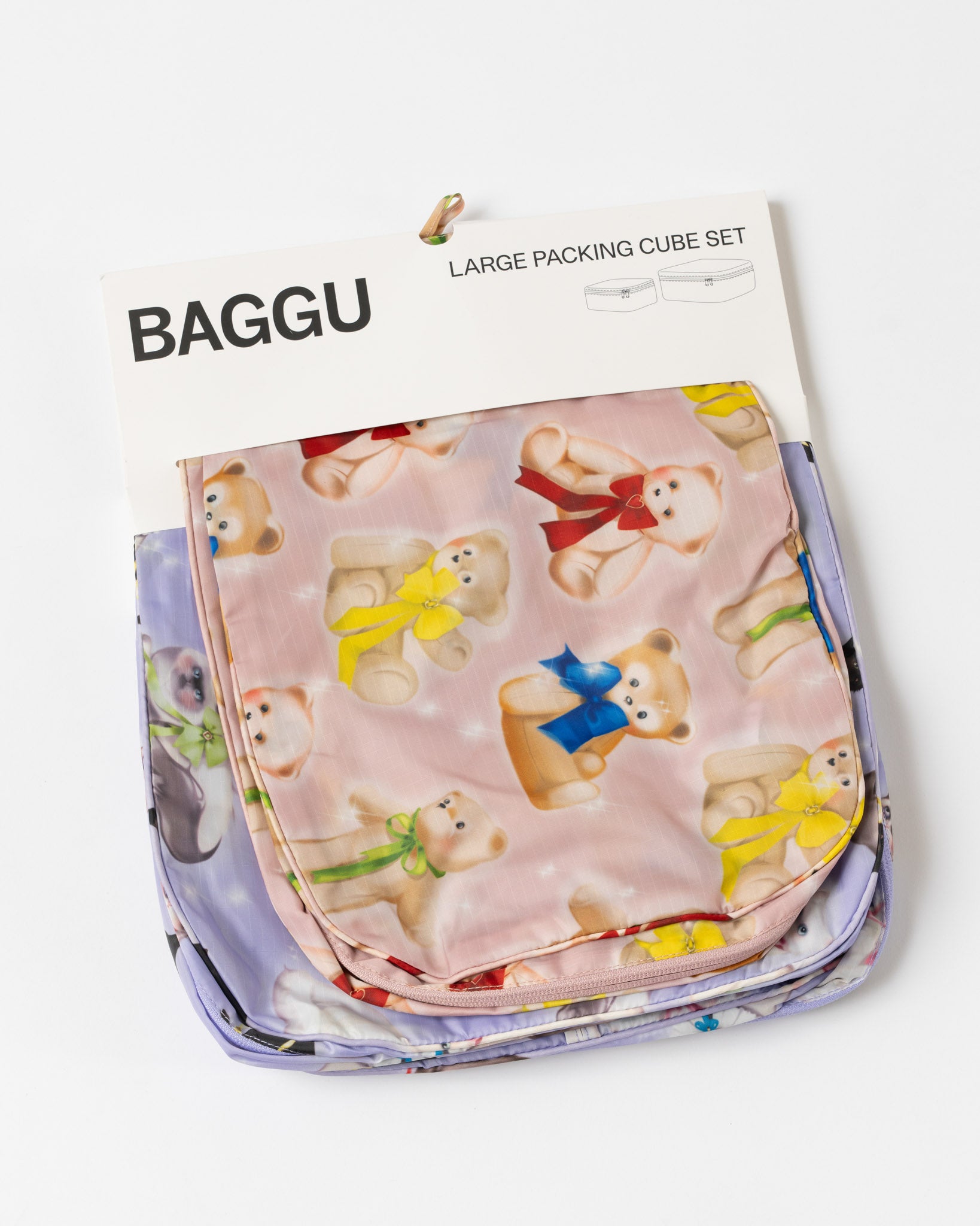 Baggu Large Packing Cube Set in Fancy Animals
