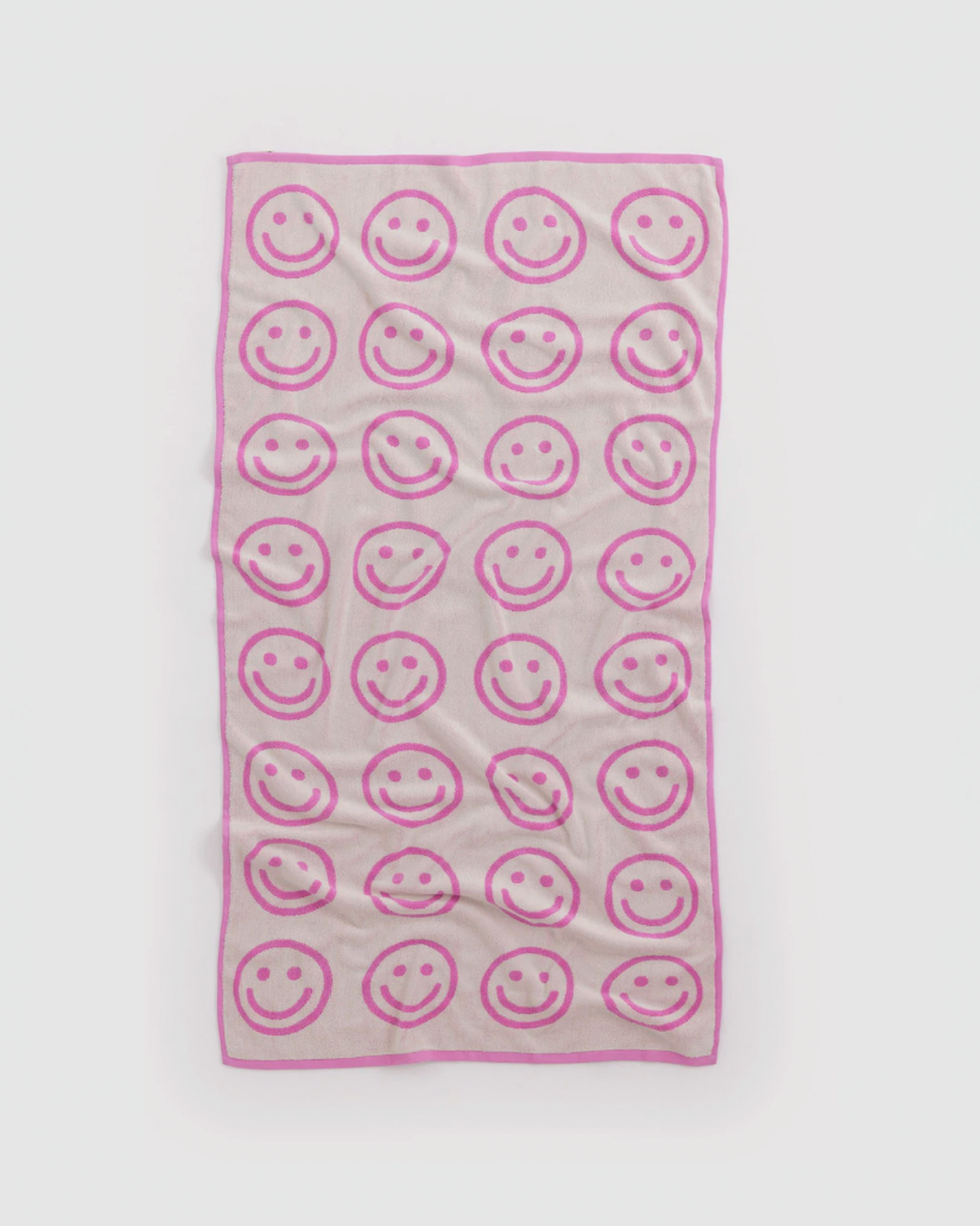 Baggu Bath Towel in Happy Pink