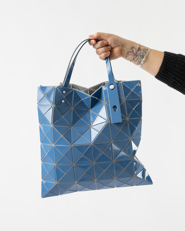 Bao Bao Lucent Gloss Geometric Tote Bag in Blue
