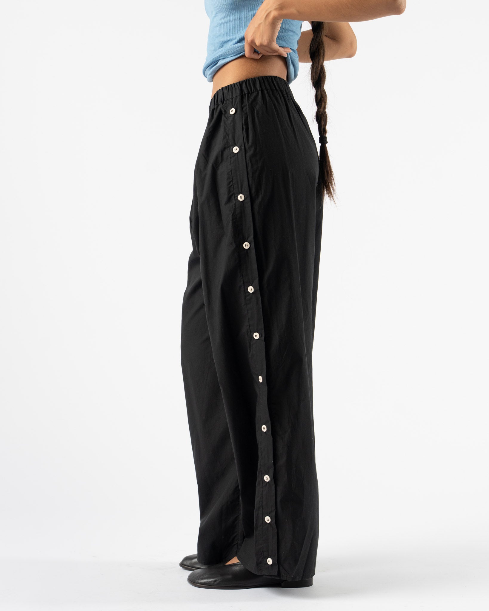 Baserange Part Pants in Black