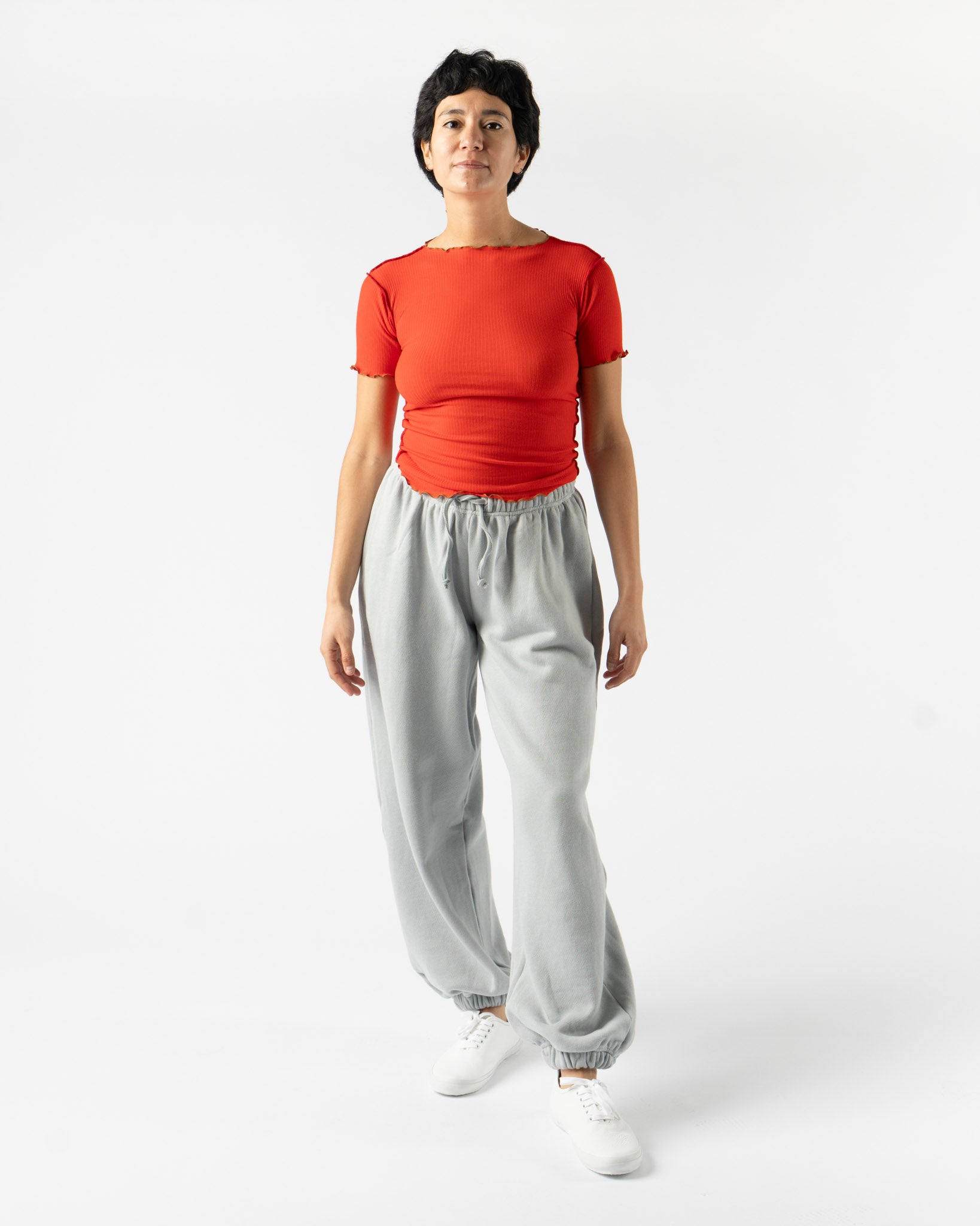Baserange Ran Pants in Whitestone Blue