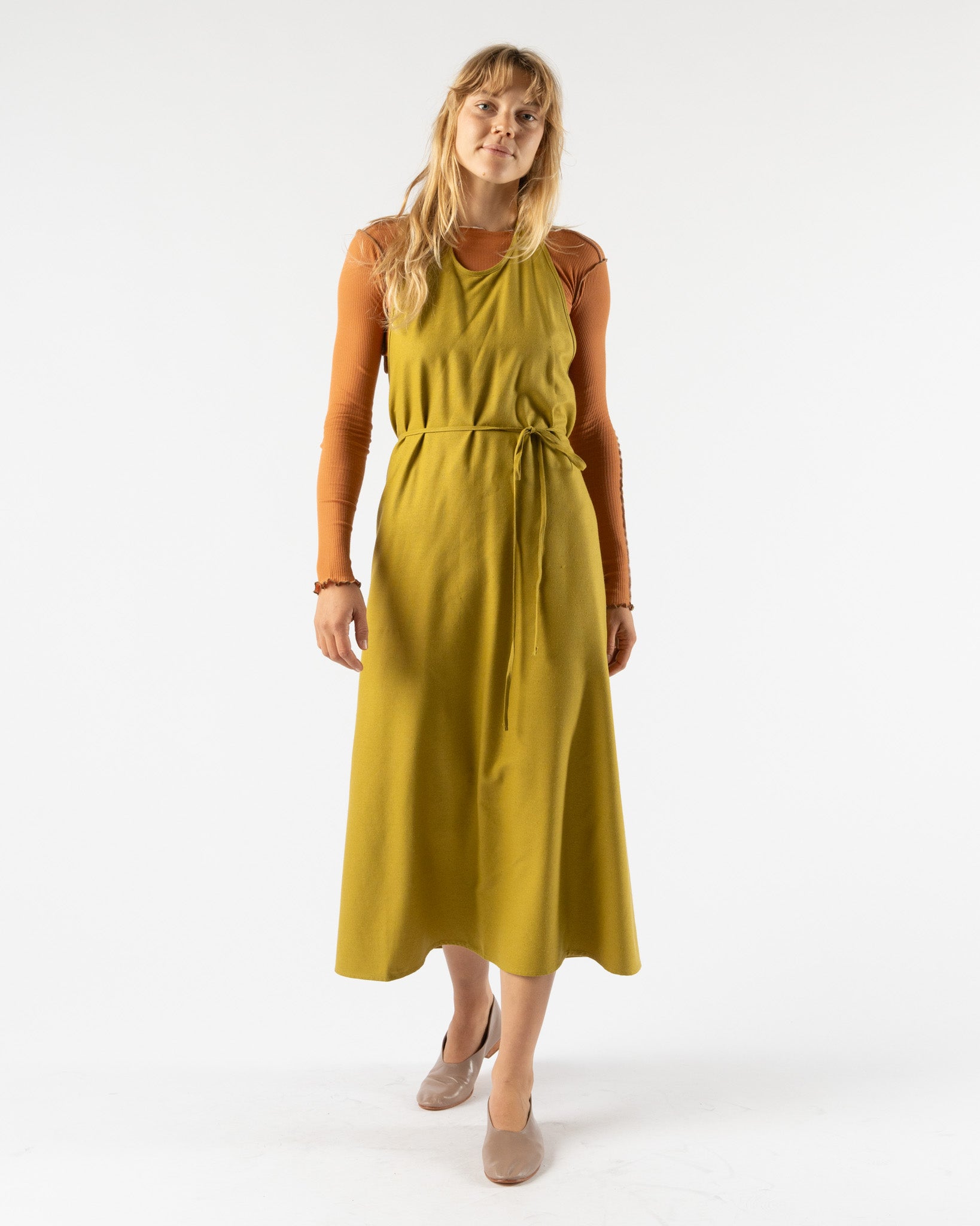 green apron dress Apron Dress in Green Vines 0 / Green