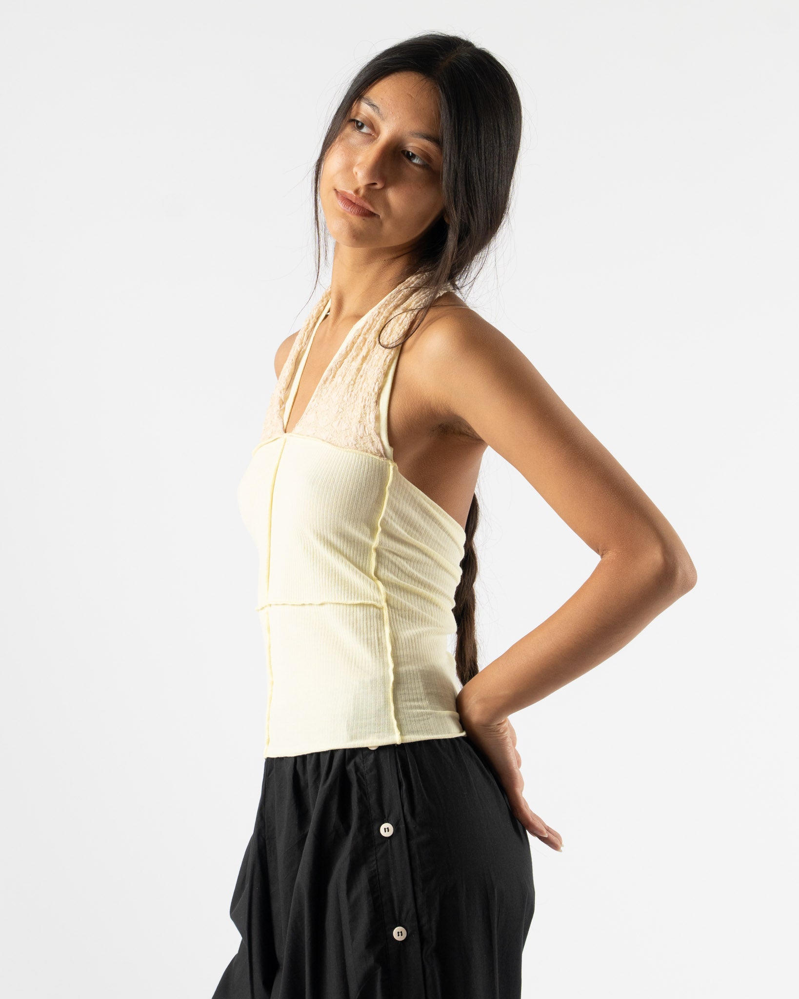 Baserange Husk Top in Beige