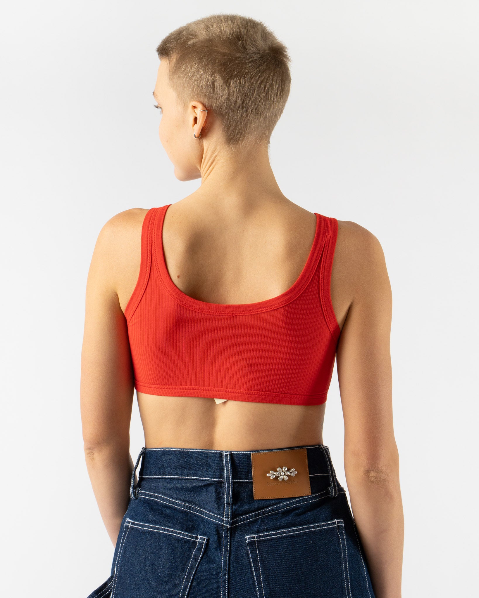 Baserange Heart Bra in Red