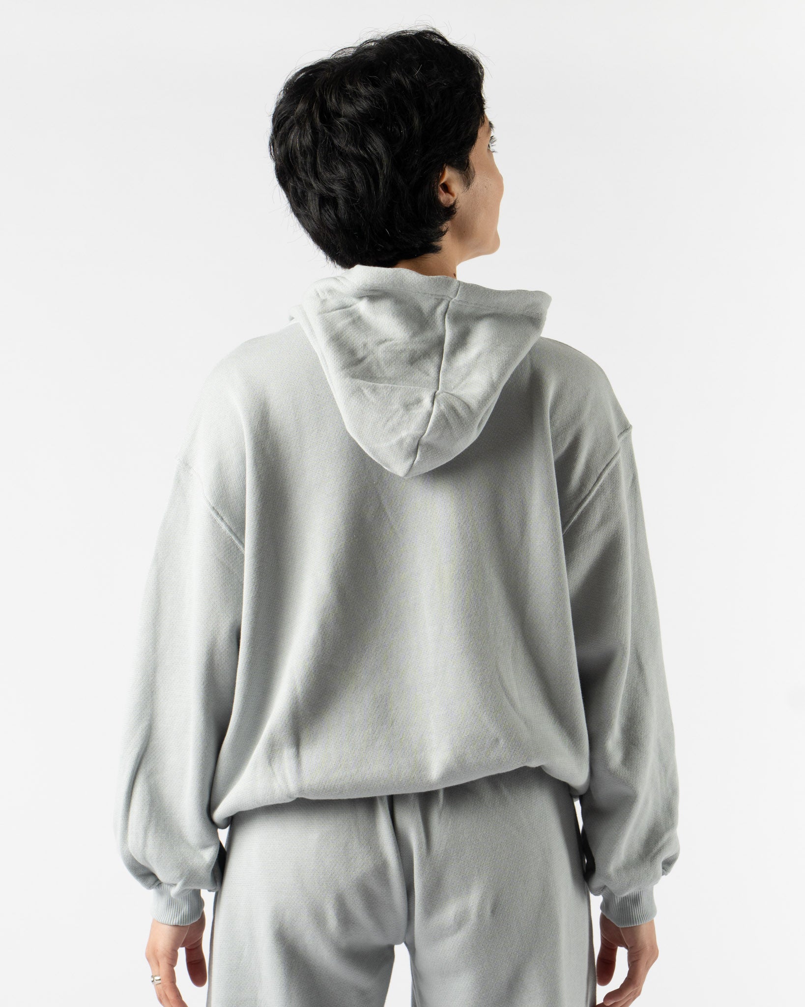 Baserange Ran Hoodie in Whitestone Blue