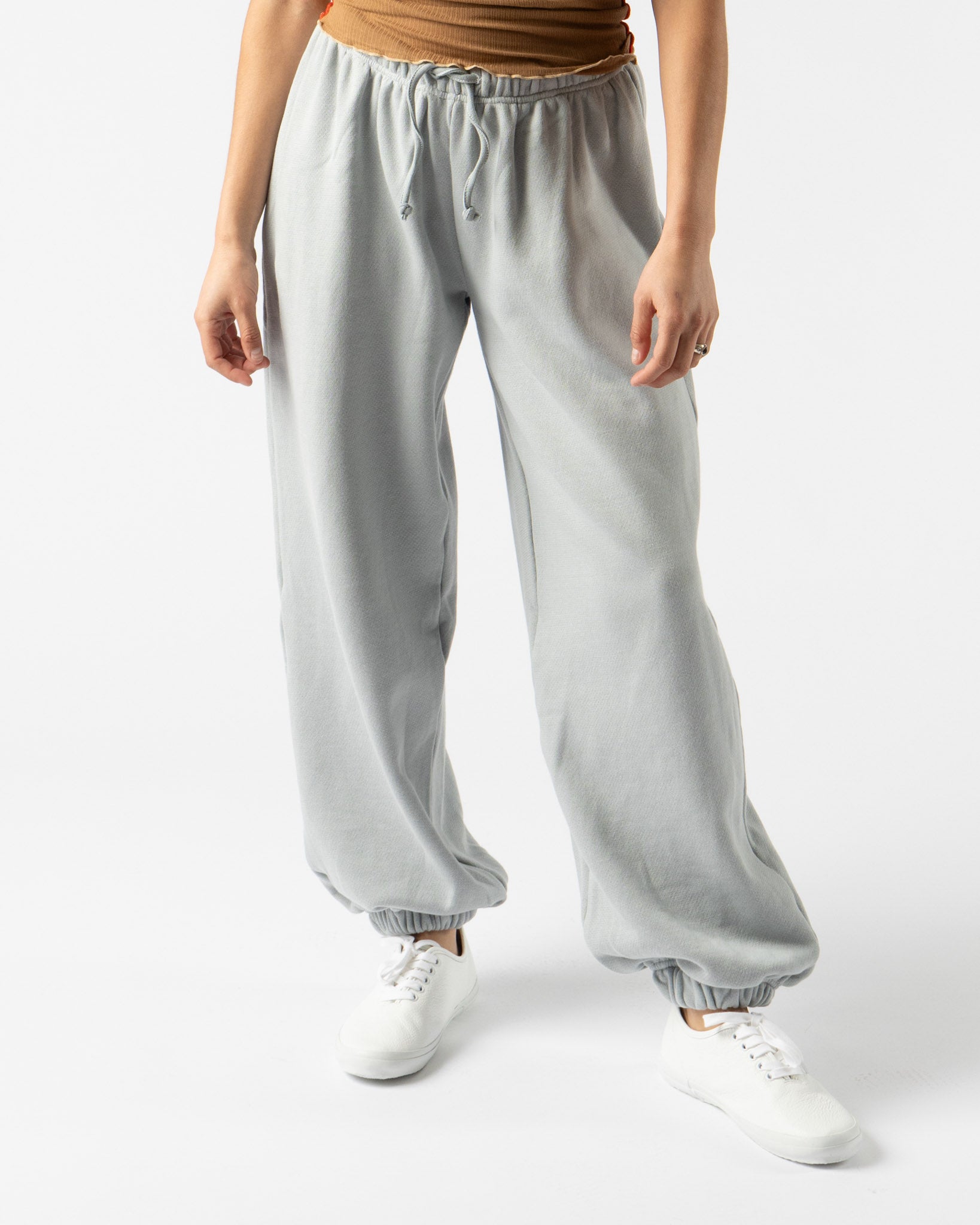 Baserange Ran Pants in Whitestone Blue