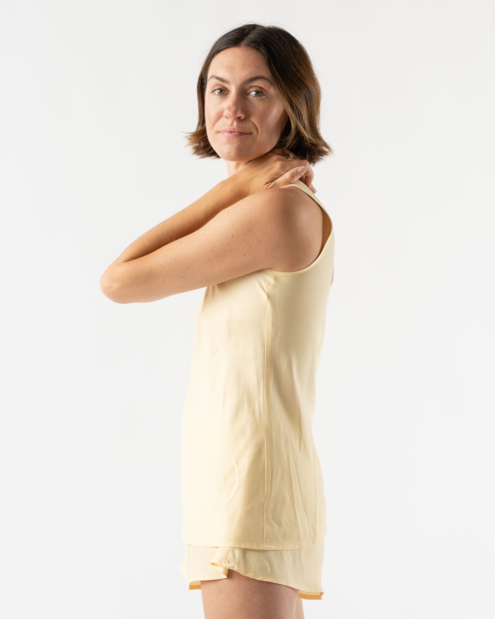 Baserange One Strap Dydine Top in Sophia Yellow