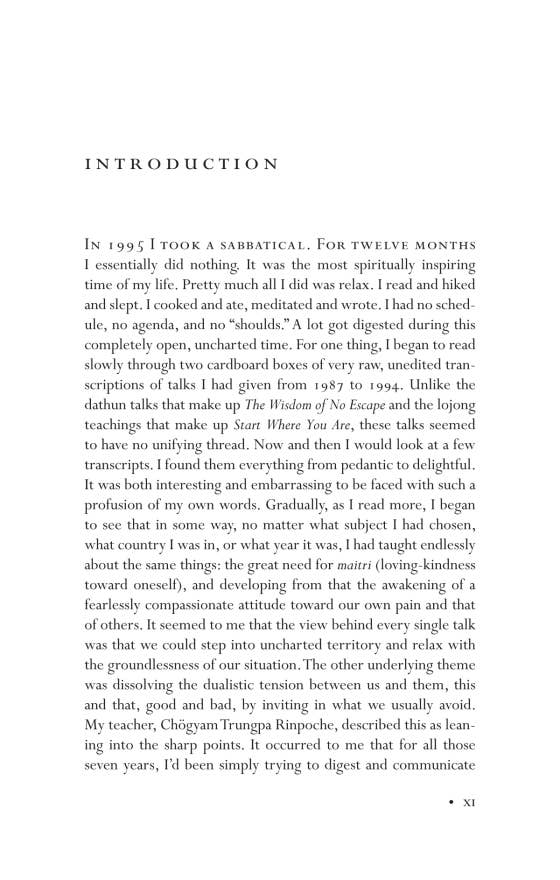 When Things Fall Apart by Pema Chodron