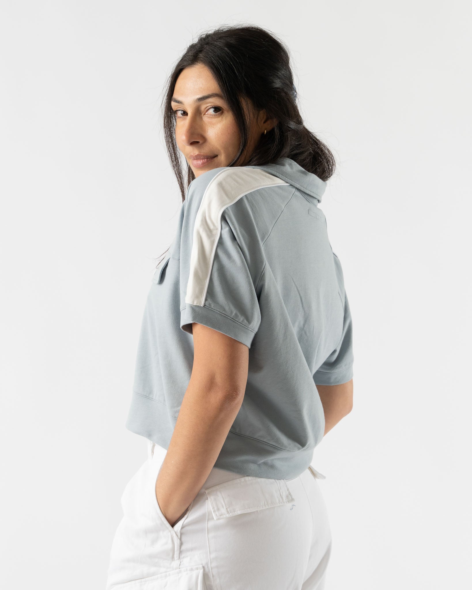 BLANK Sport Rag Knit in Light Blue PC Jersey