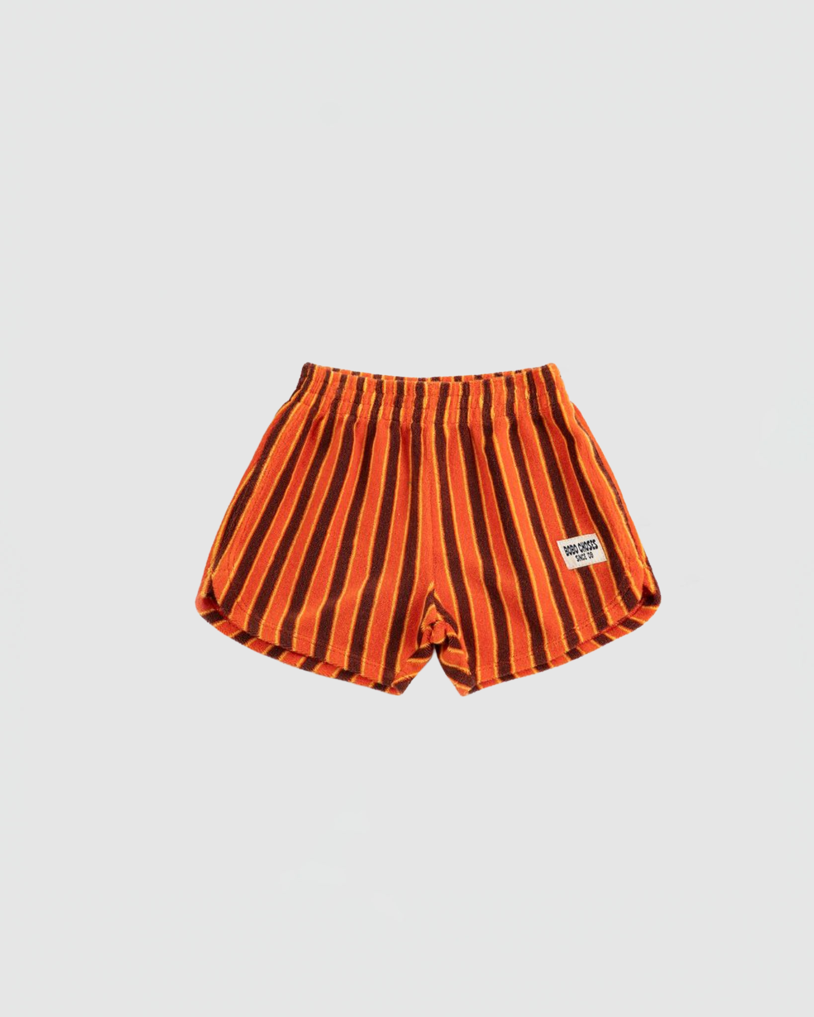 Bobo Choses Striped Brick Terry Cloth Shorts